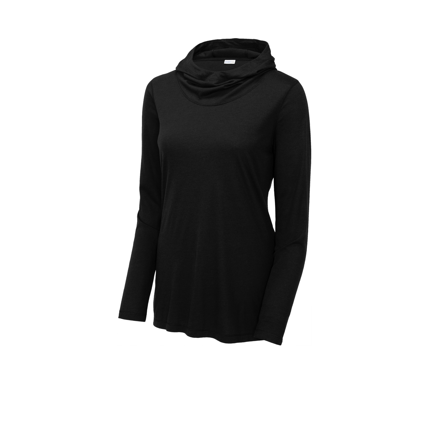 Women's PosiCharge Tri-Blend Wicking Long Sleeve Hoodie - Thumbnail Image