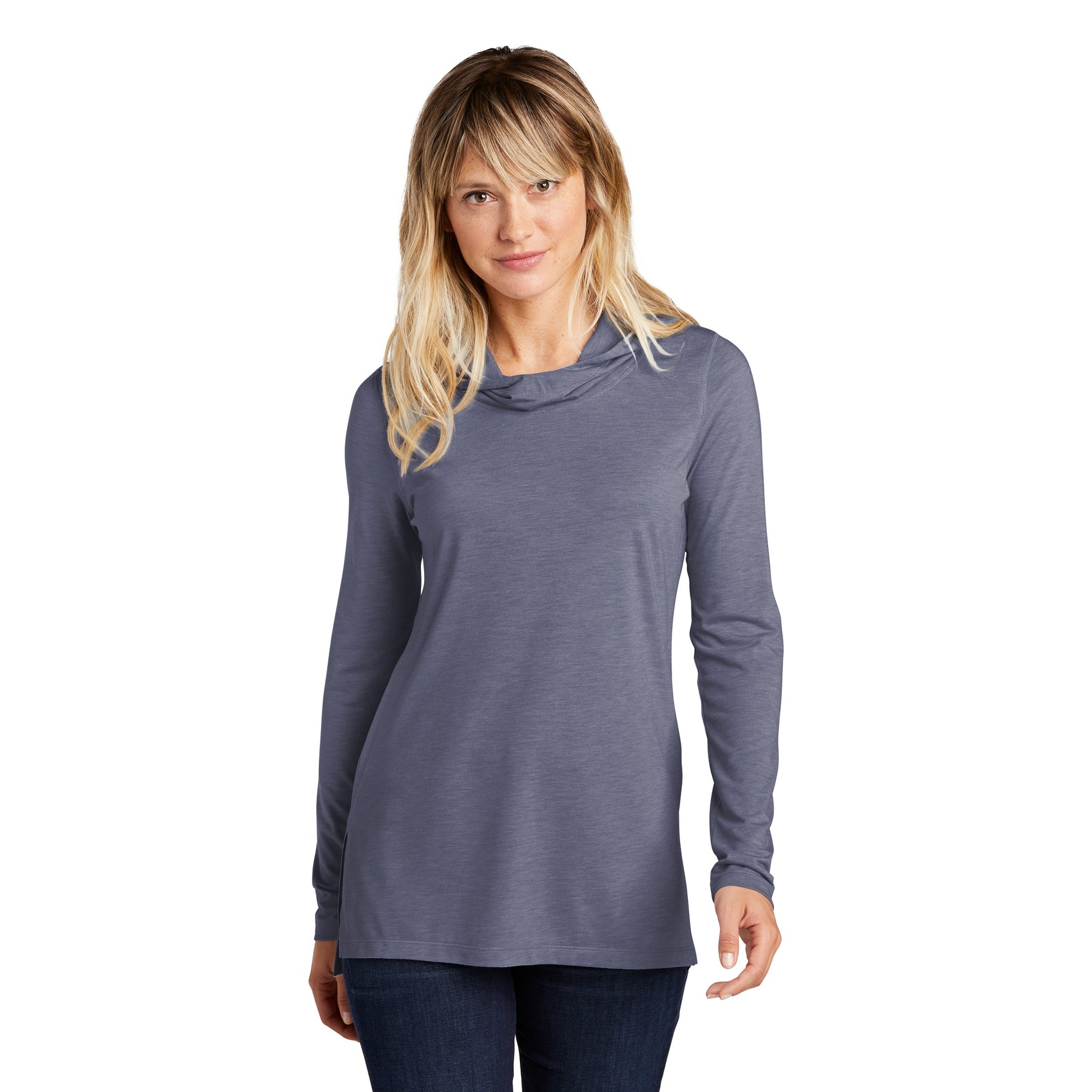 Women's PosiCharge Tri-Blend Wicking Long Sleeve Hoodie - Thumbnail Image