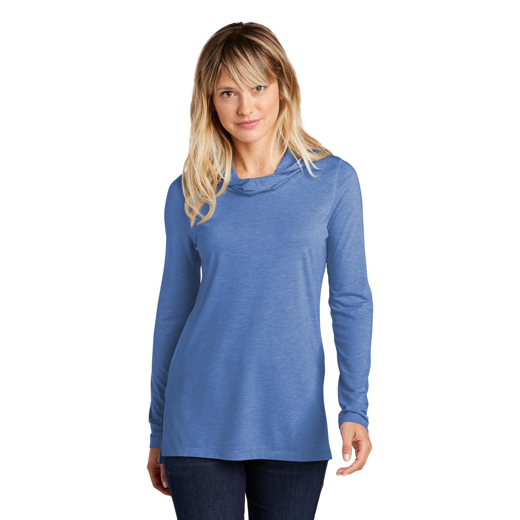 Women's PosiCharge Tri-Blend Wicking Long Sleeve Hoodie - Thumbnail Image