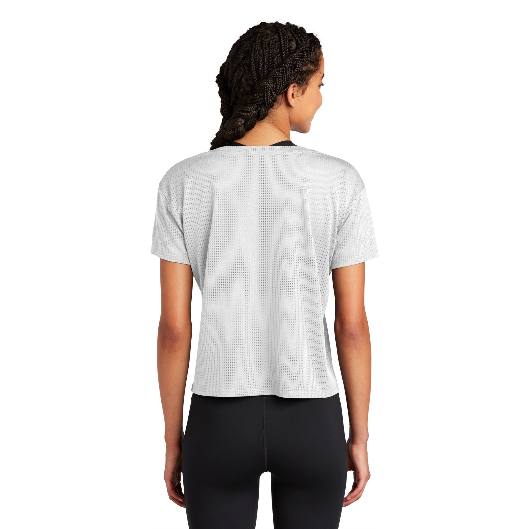 Women's PosiCharge Draft Crop Tee - Thumbnail Image