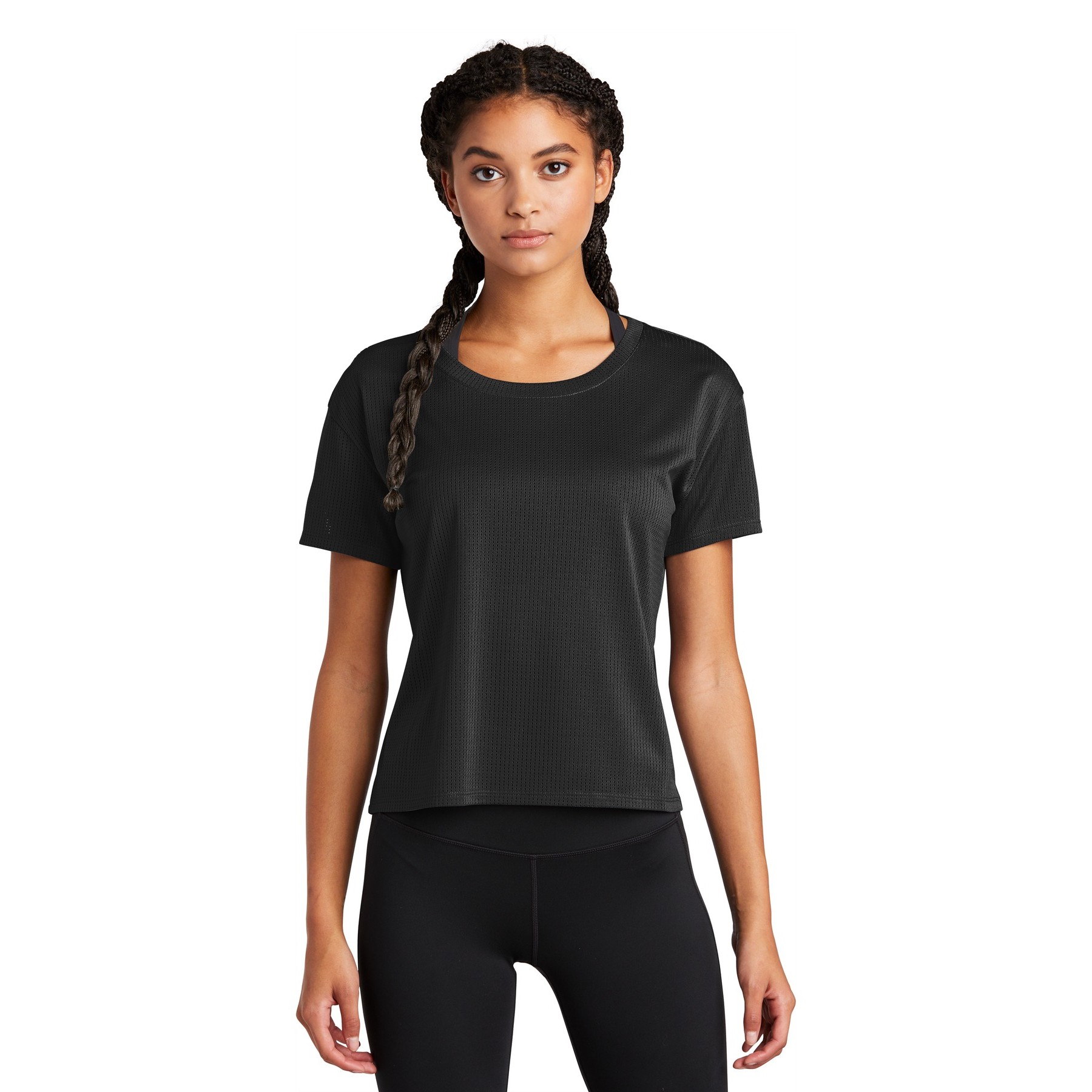 Women's PosiCharge Draft Crop Tee - Thumbnail Image