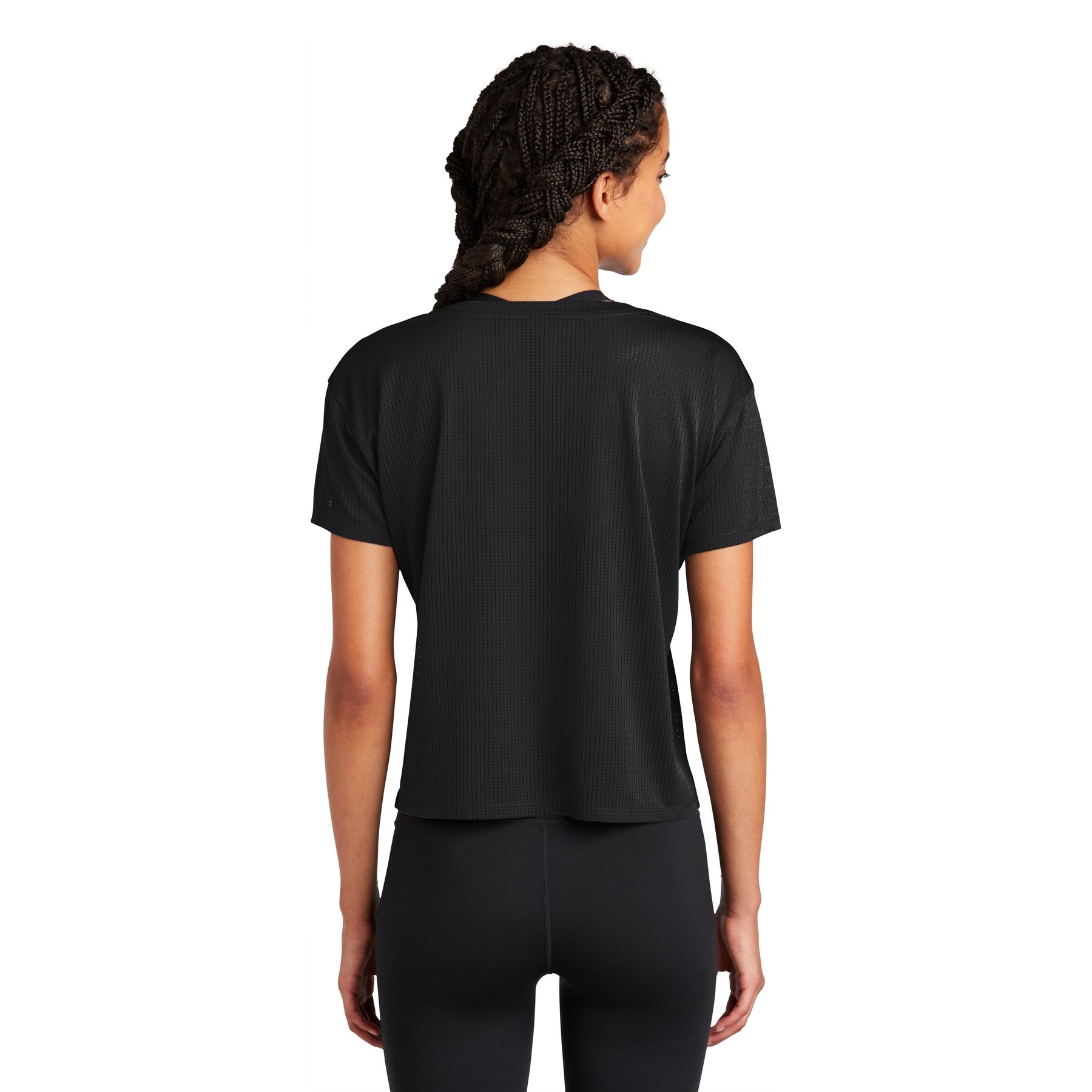 Women's PosiCharge Draft Crop Tee - Thumbnail Image