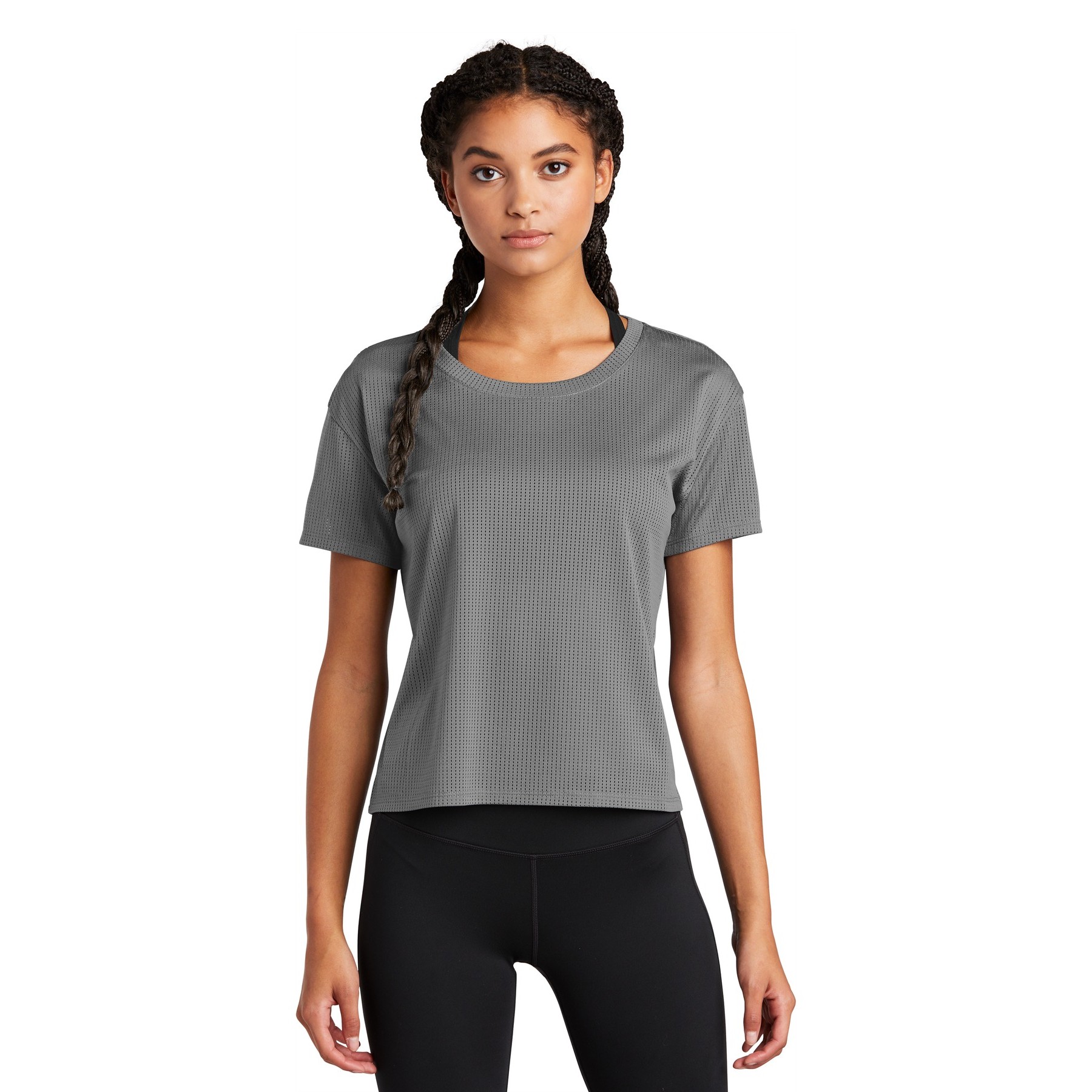 Women's PosiCharge Draft Crop Tee - Thumbnail Image