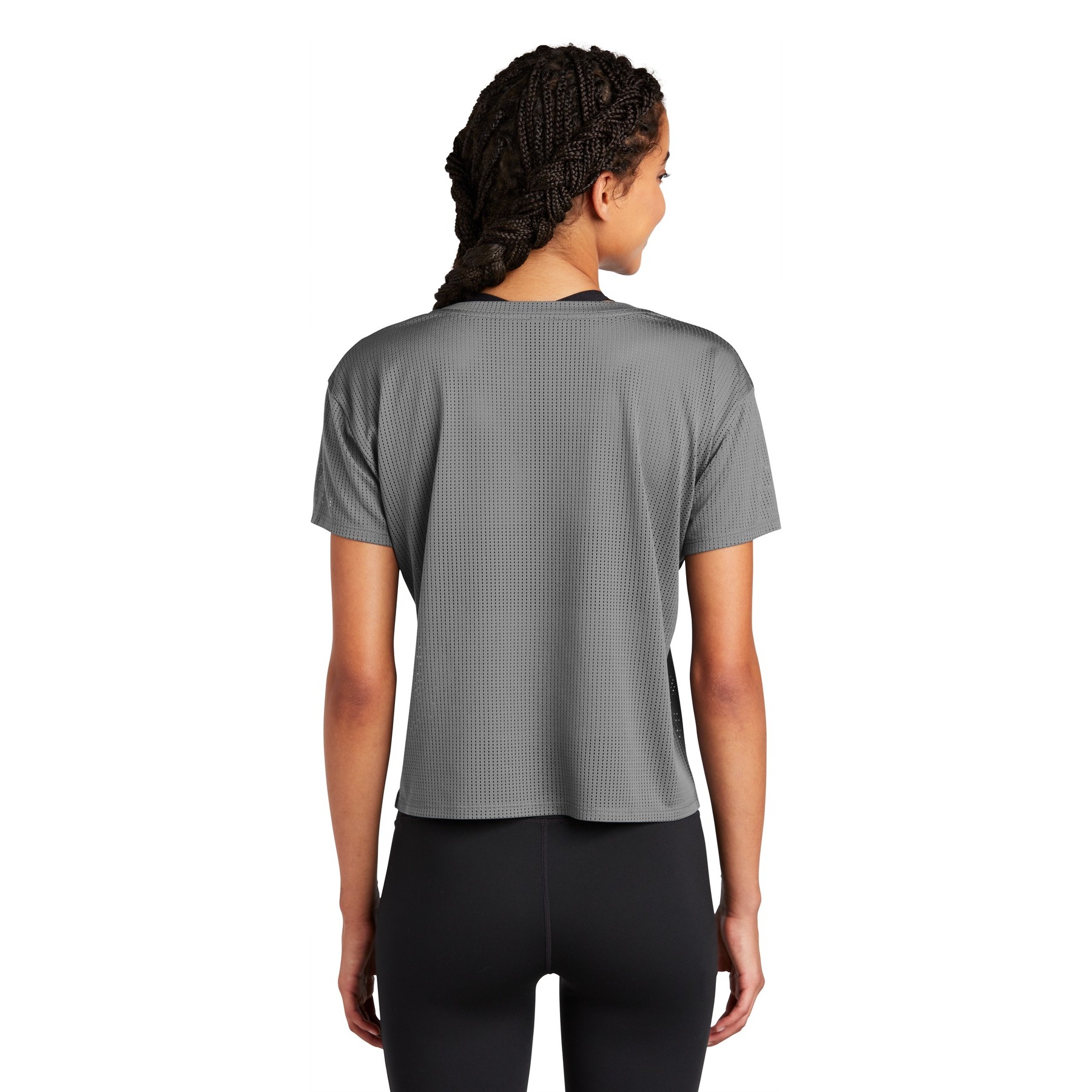 Women's PosiCharge Draft Crop Tee - Thumbnail Image