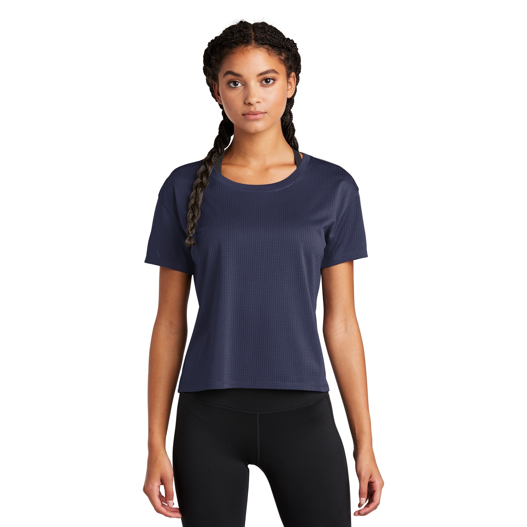 Women's PosiCharge Draft Crop Tee - Thumbnail Image