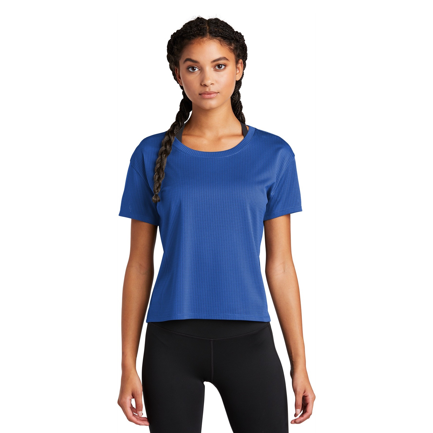 Women's PosiCharge Draft Crop Tee - Thumbnail Image