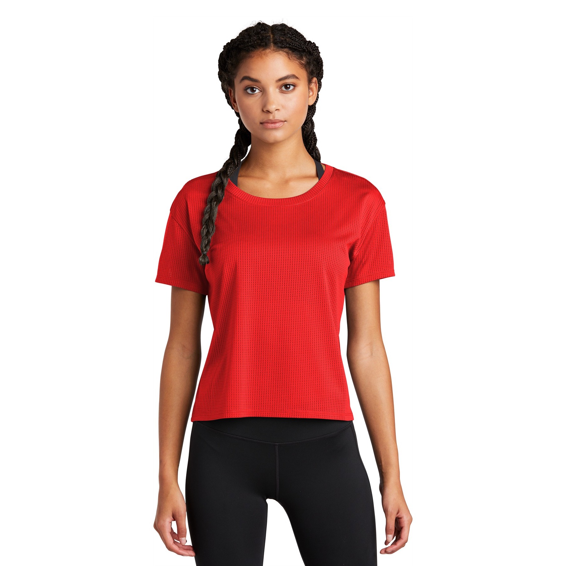 Women's PosiCharge Draft Crop Tee - Thumbnail Image