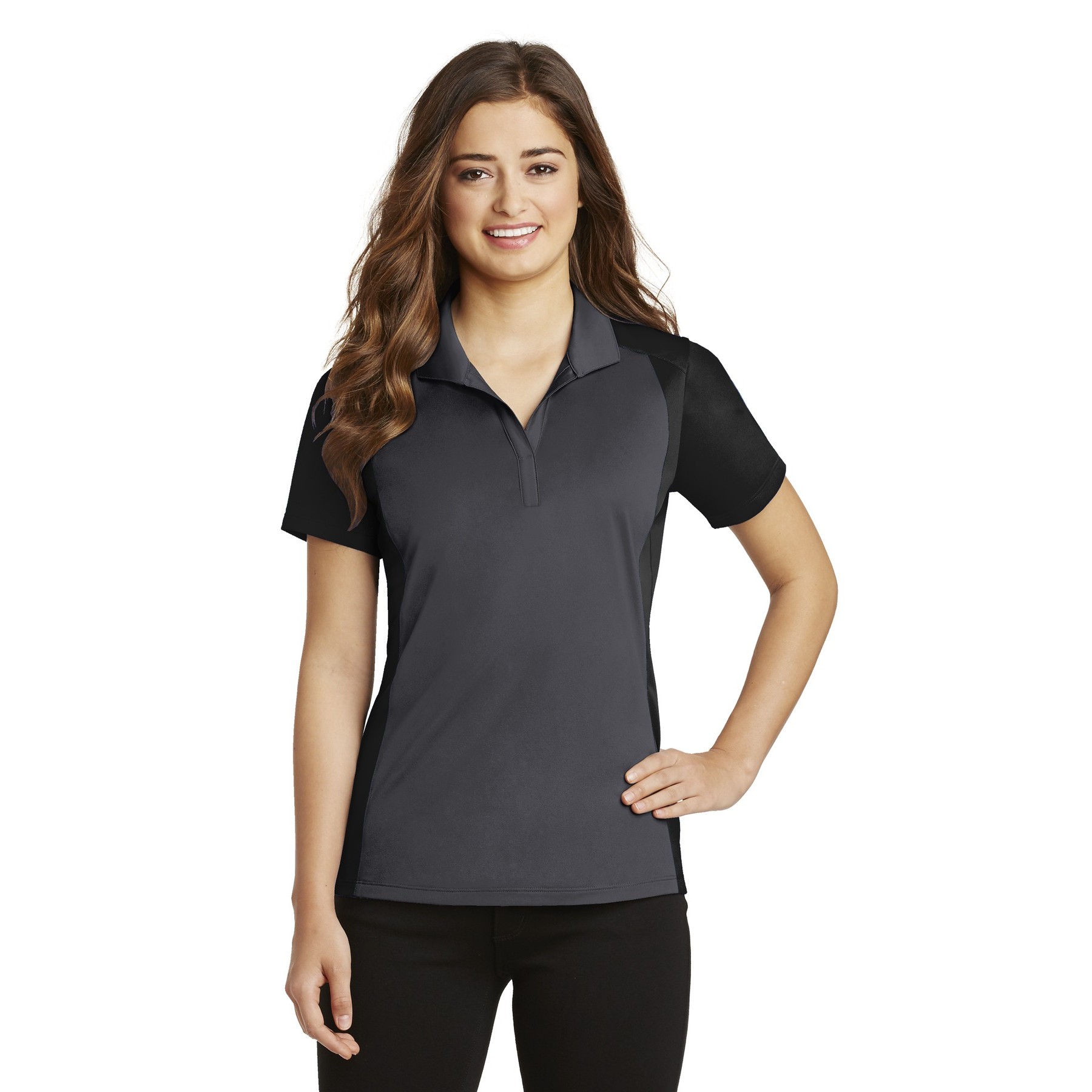 Women's Colorblock Micropique Sport-Wick Polo