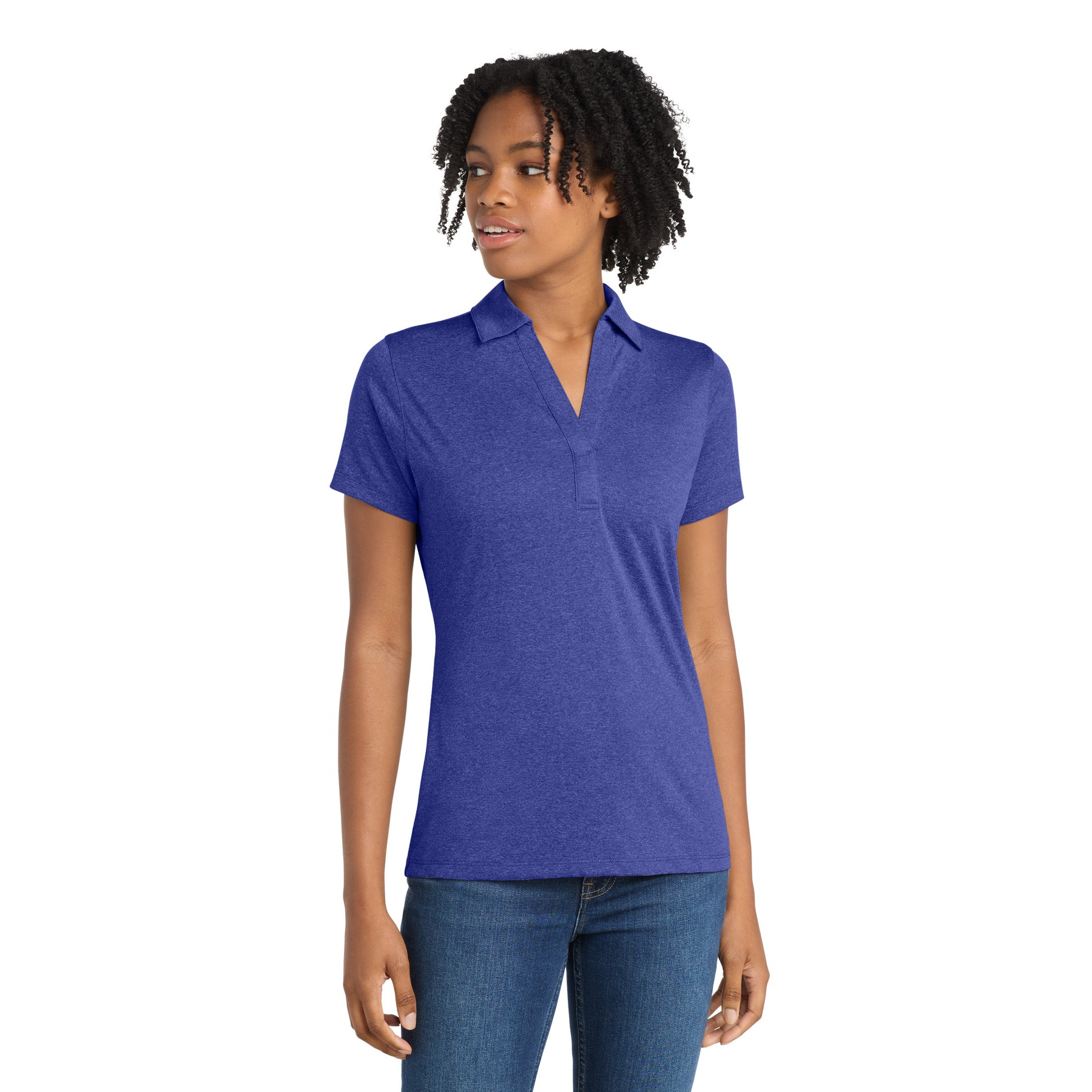 Women's Heather Contender Polo - Thumbnail Image
