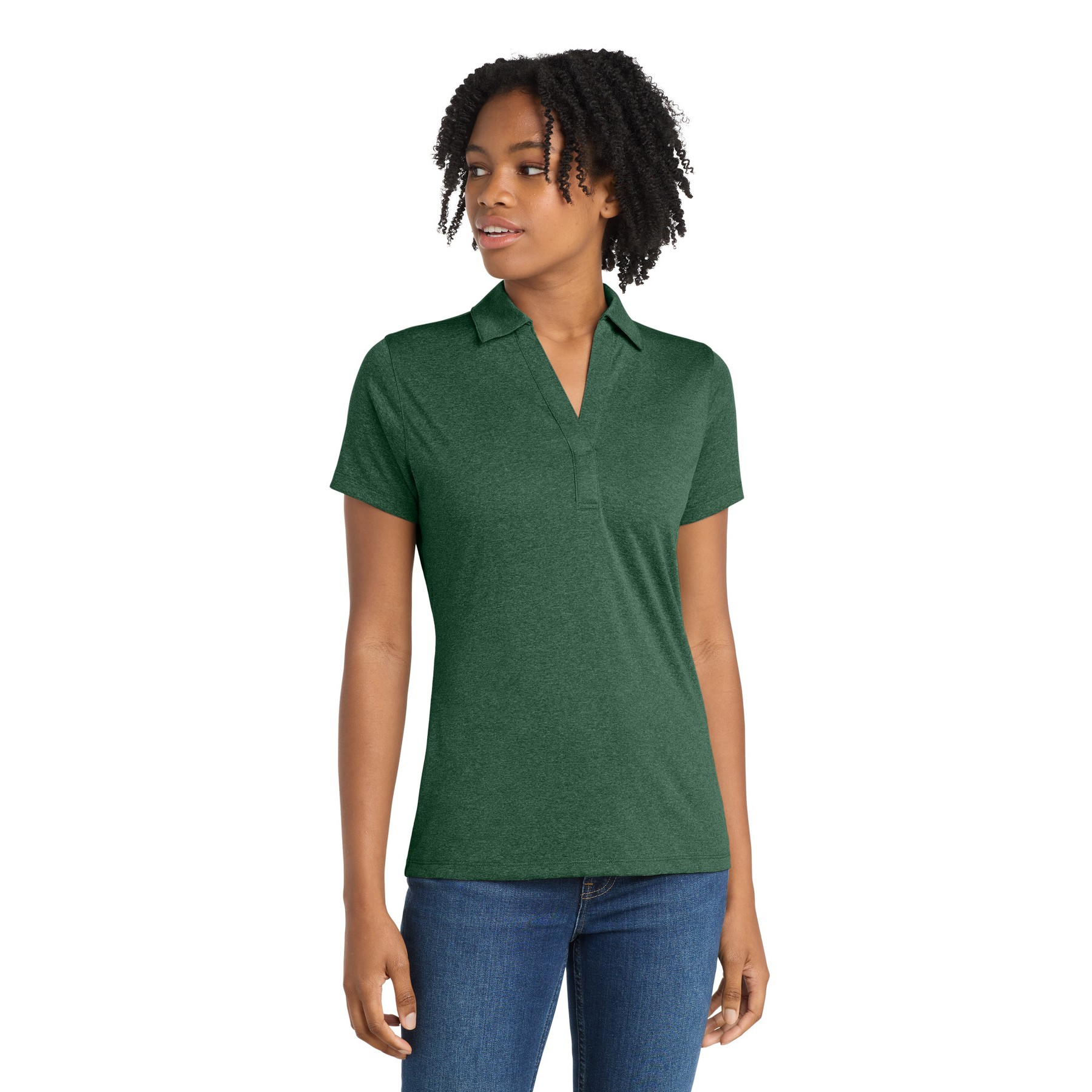 Women's Heather Contender Polo - Thumbnail Image