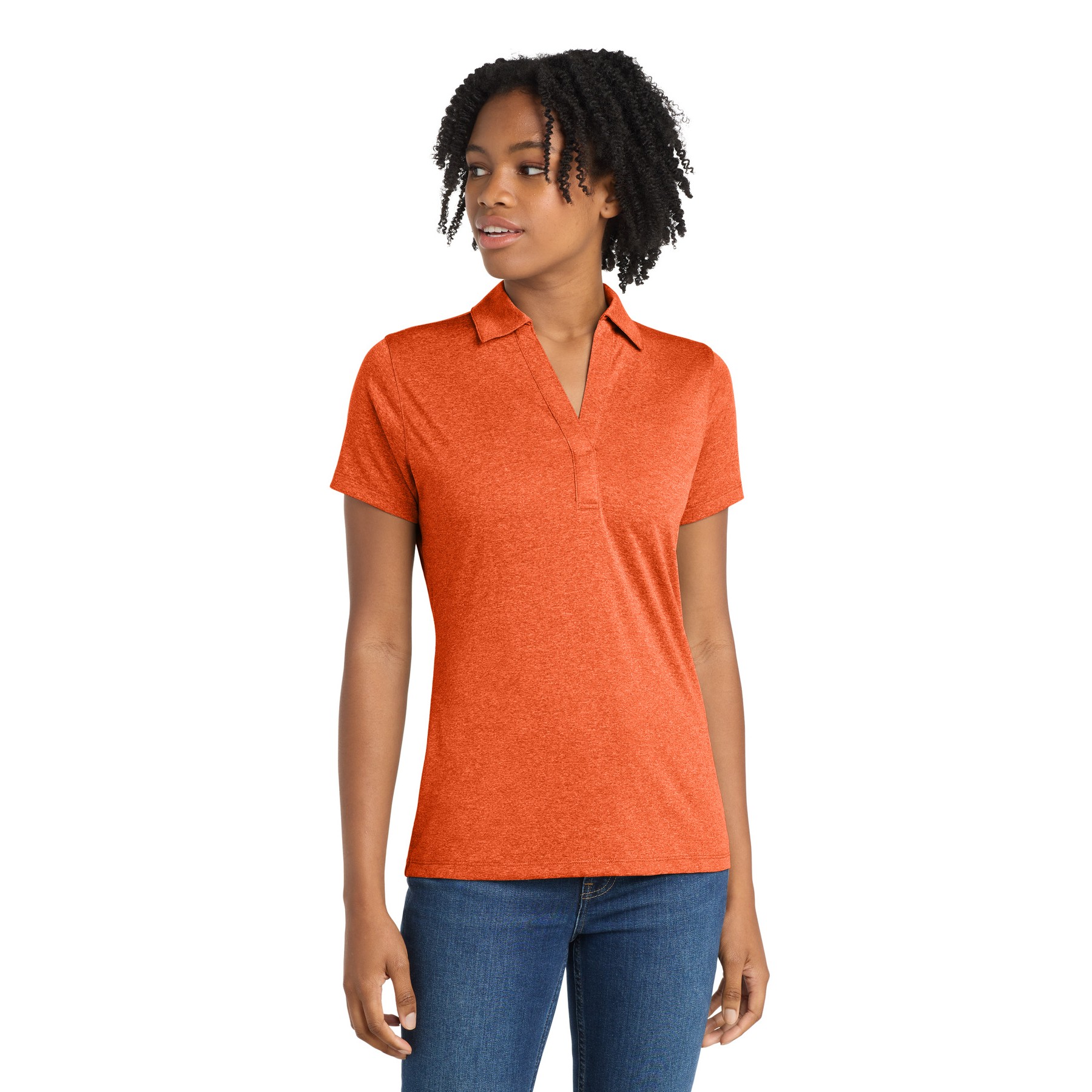 Women's Heather Contender Polo - Thumbnail Image