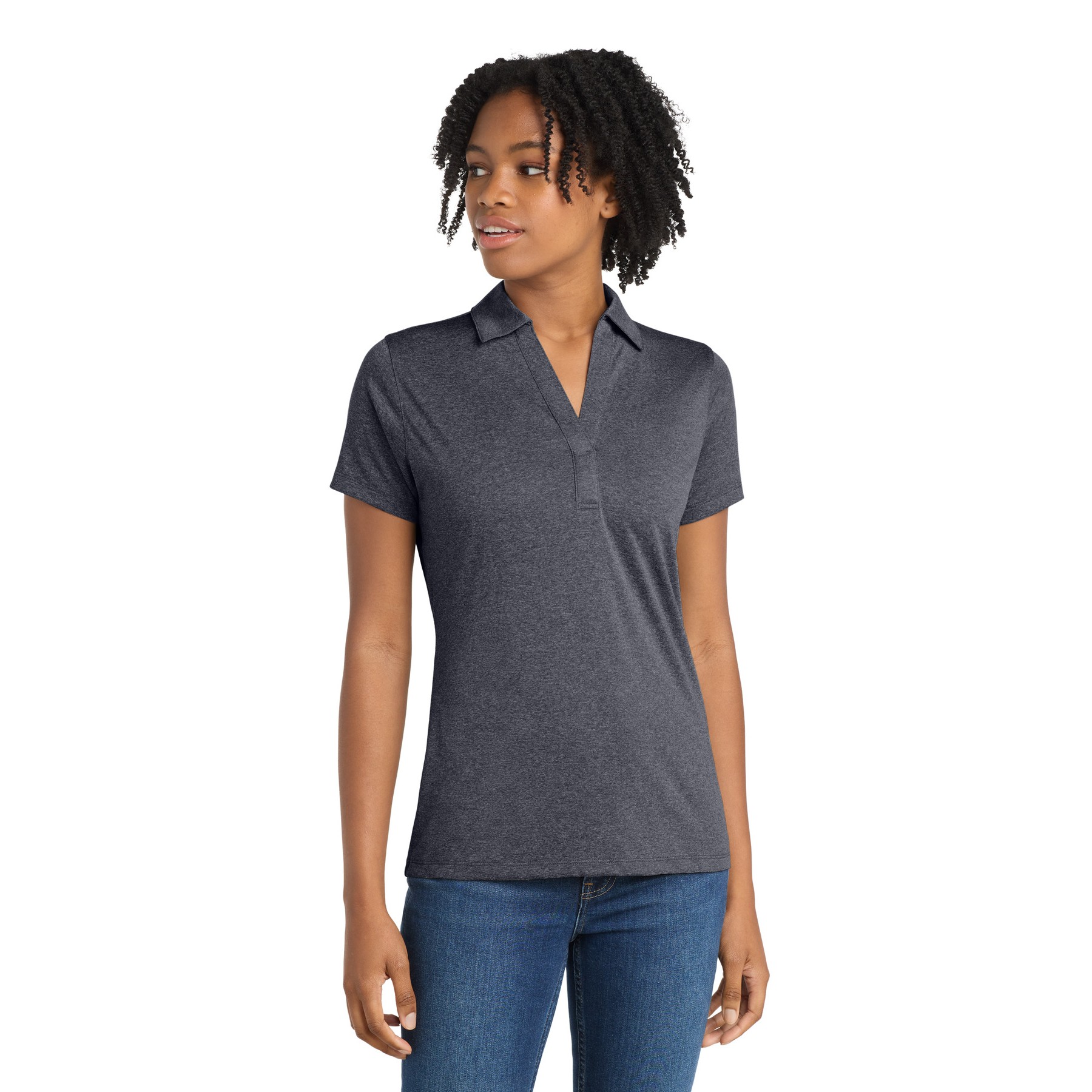 Women's Heather Contender Polo - Thumbnail Image