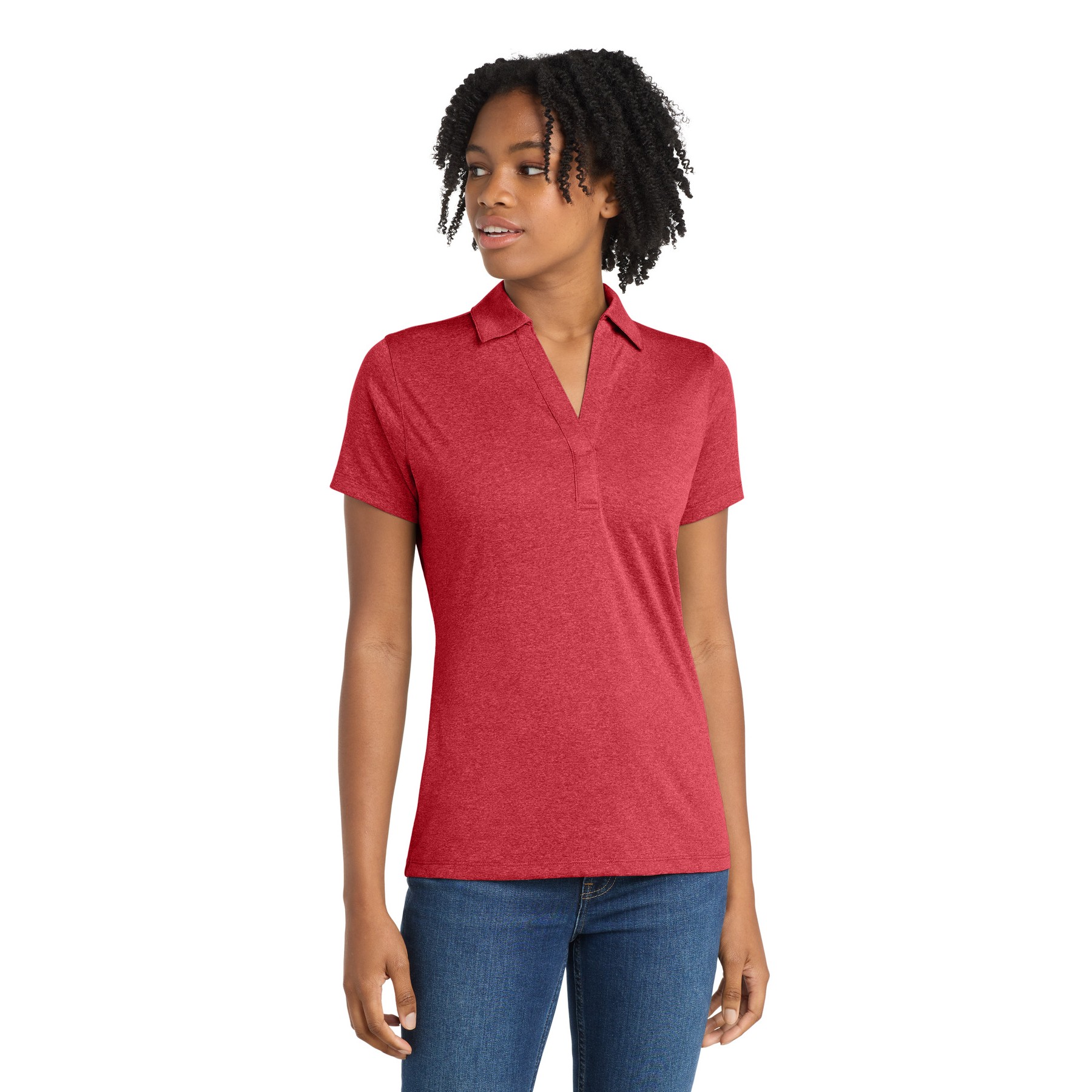 Women's Heather Contender Polo - Thumbnail Image