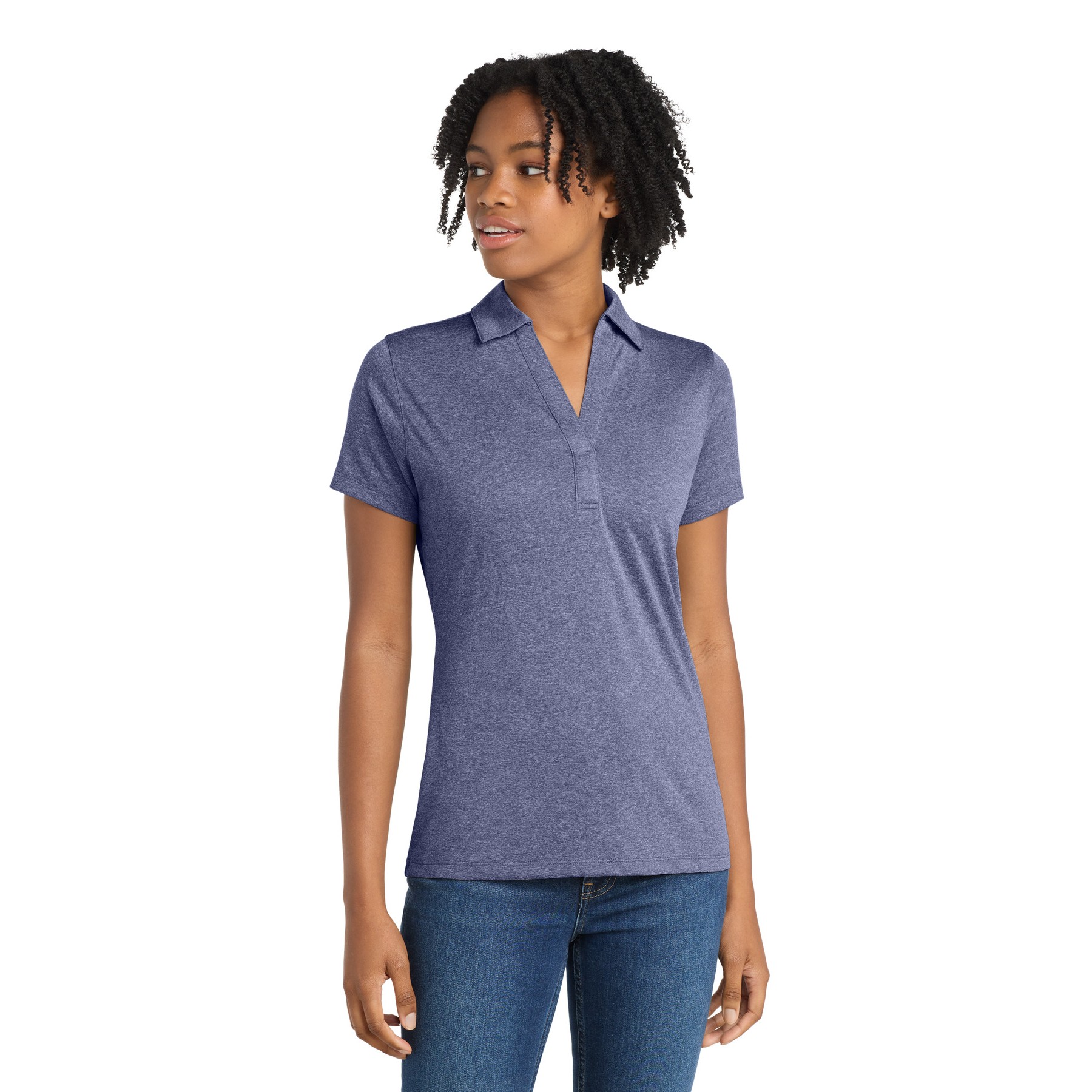 Women's Heather Contender Polo - Thumbnail Image