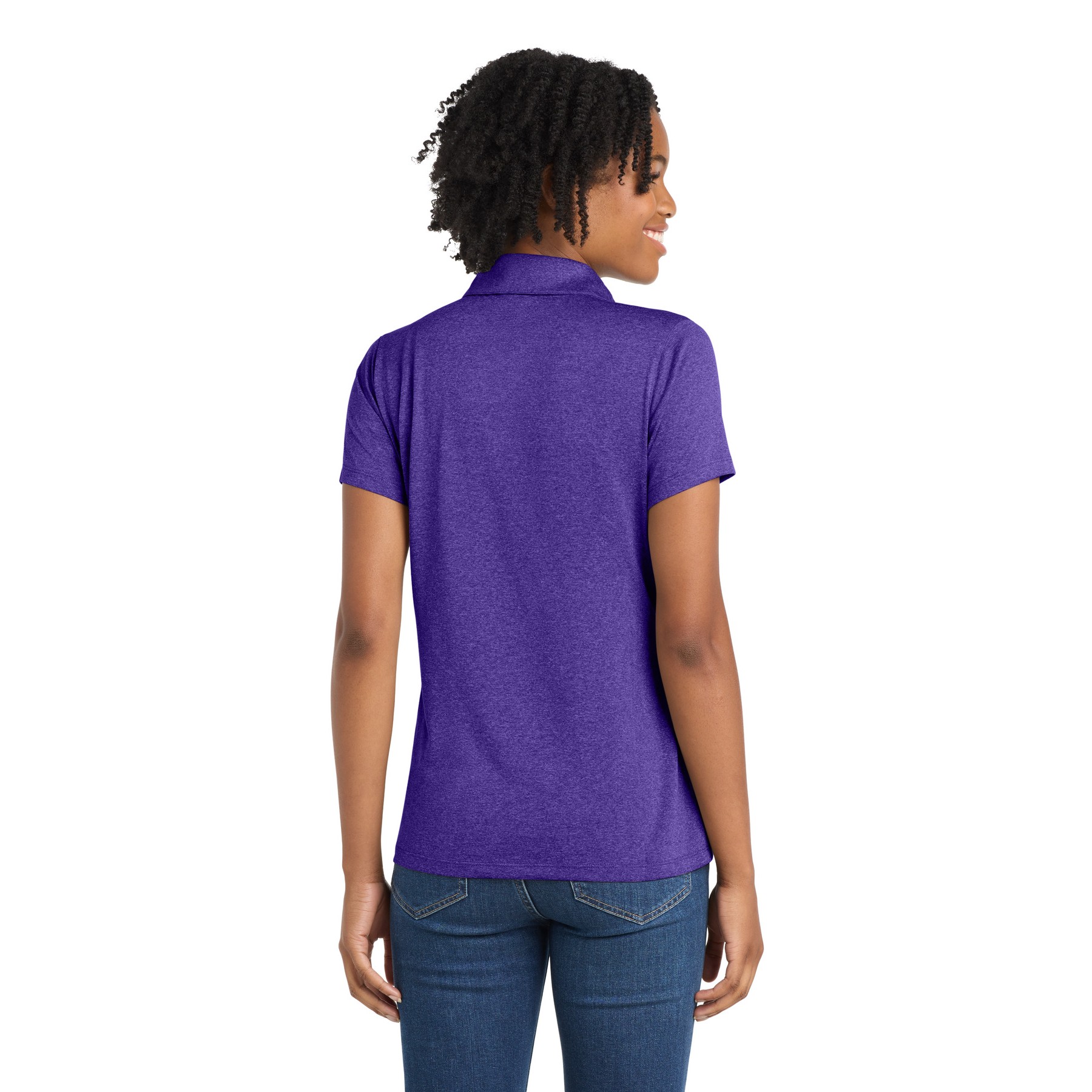 Women's Heather Contender Polo - Thumbnail Image