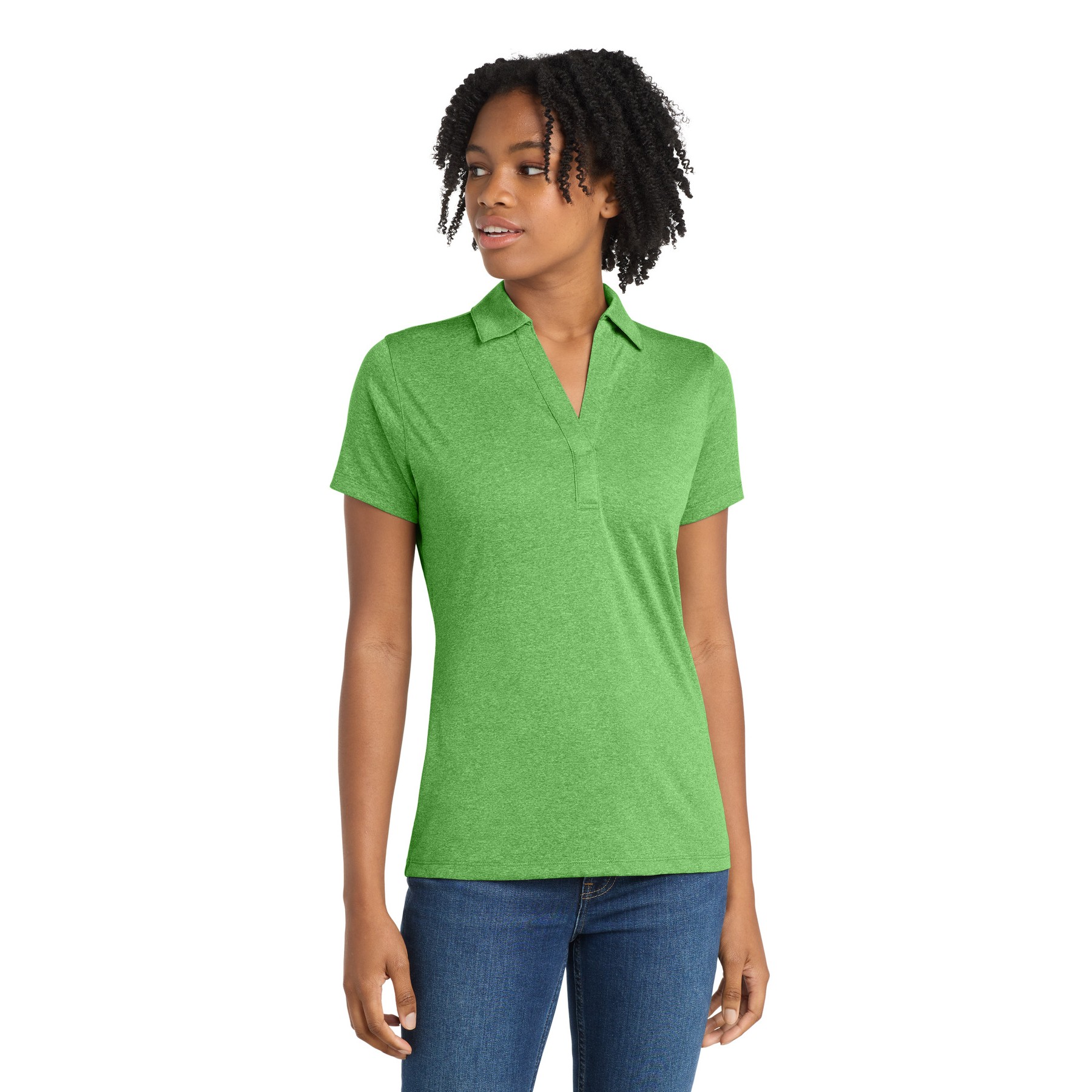 Women's Heather Contender Polo - Thumbnail Image
