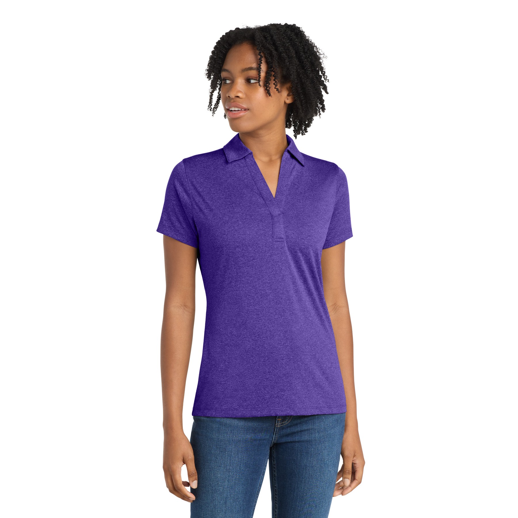 Women's Heather Contender Polo - Thumbnail Image