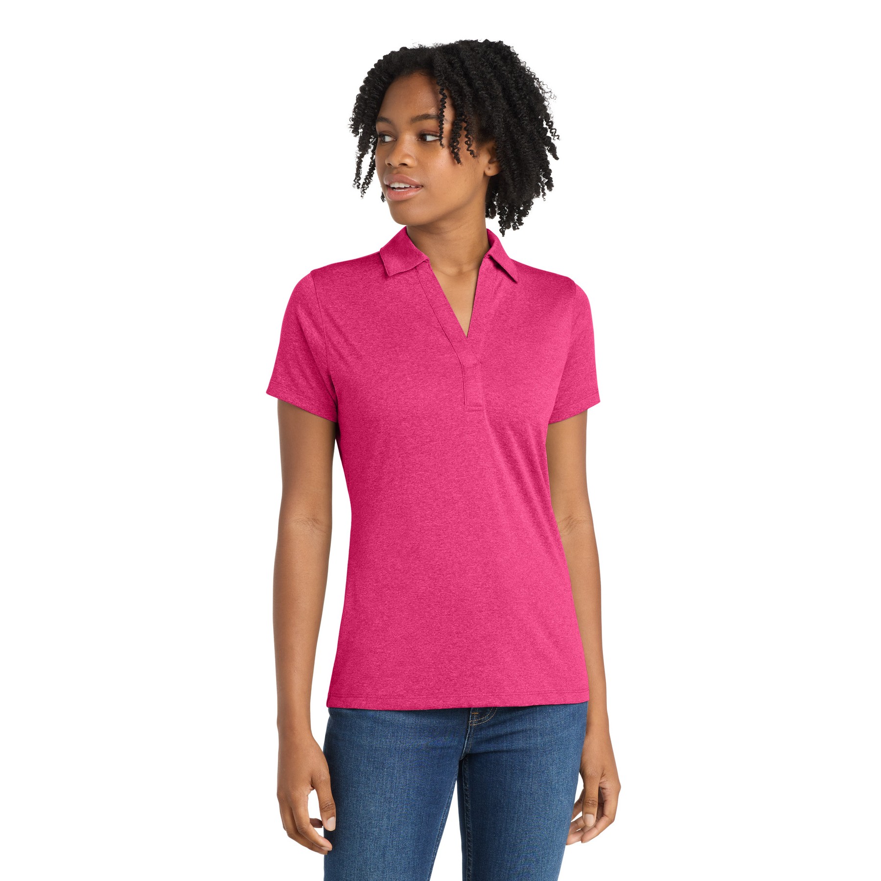 Women's Heather Contender Polo - Thumbnail Image