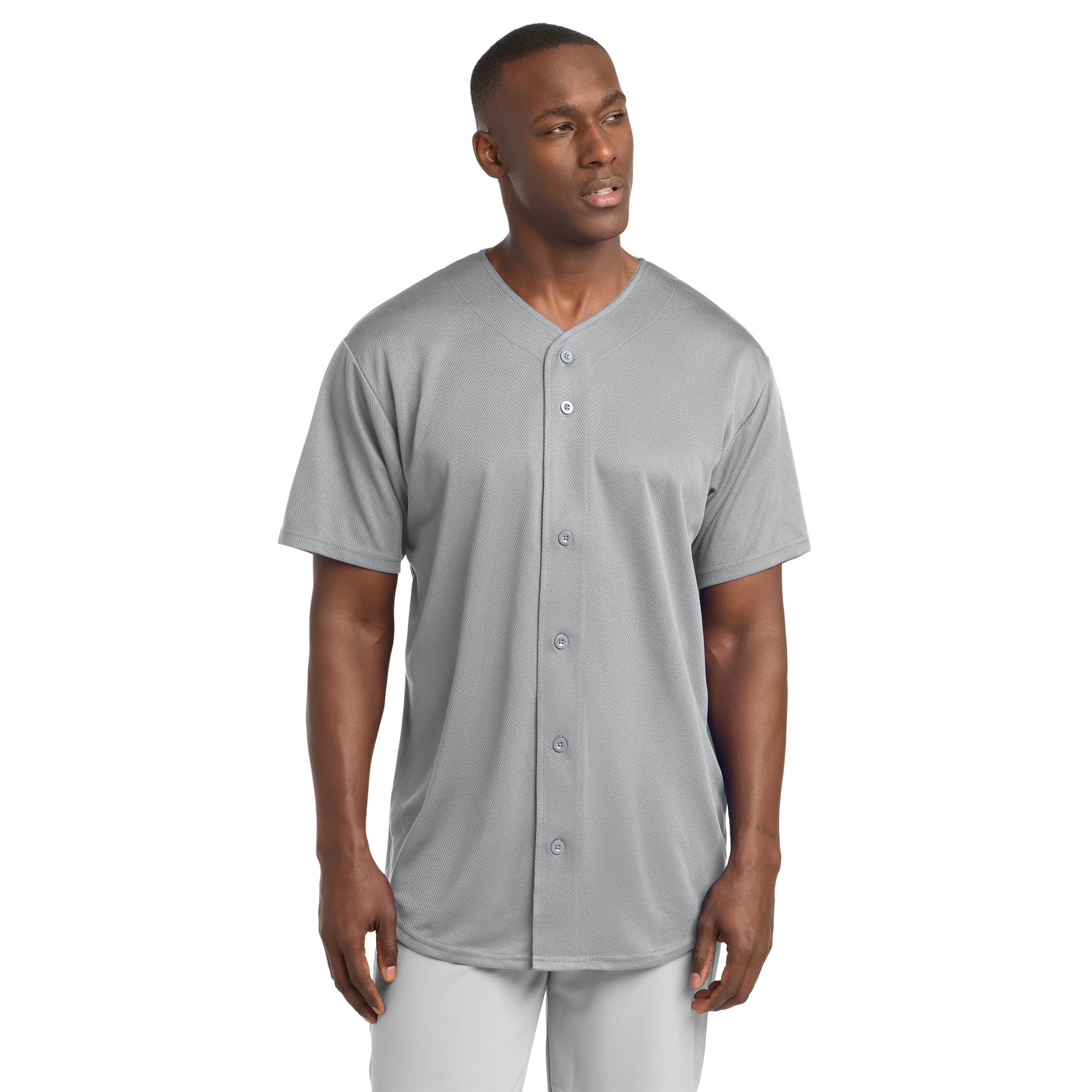 PosiCharge Tough Mesh Full-Button Jersey - Thumbnail Image