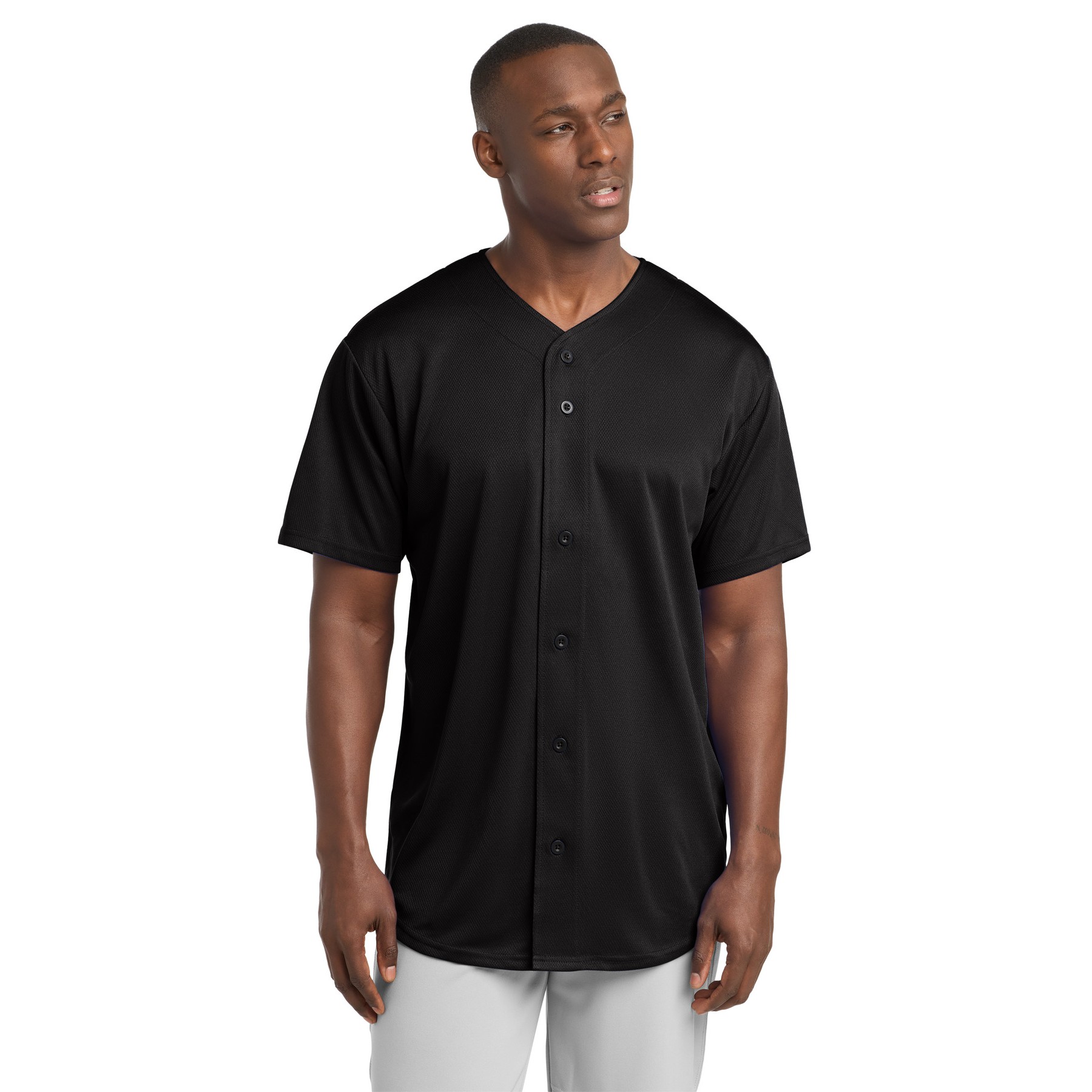 PosiCharge Tough Mesh Full-Button Jersey - Thumbnail Image