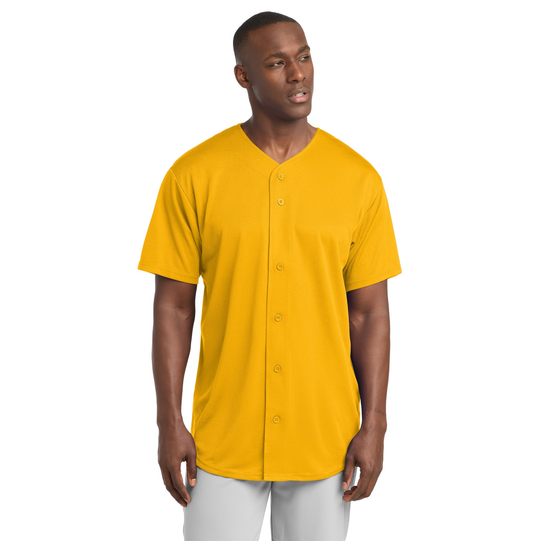PosiCharge Tough Mesh Full-Button Jersey - Thumbnail Image