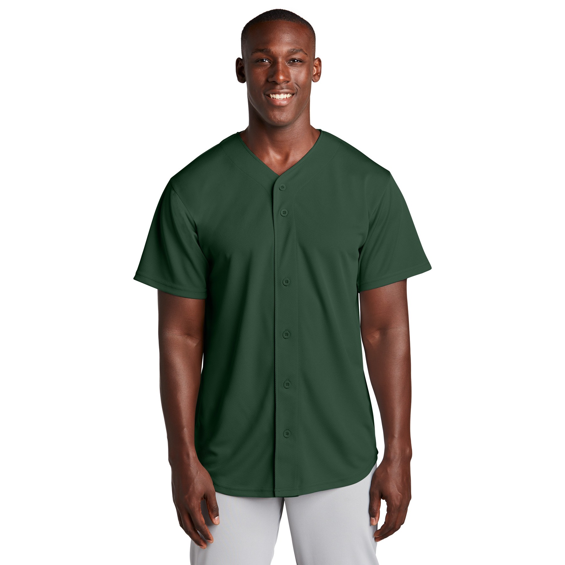 PosiCharge Tough Mesh Full-Button Jersey - Thumbnail Image