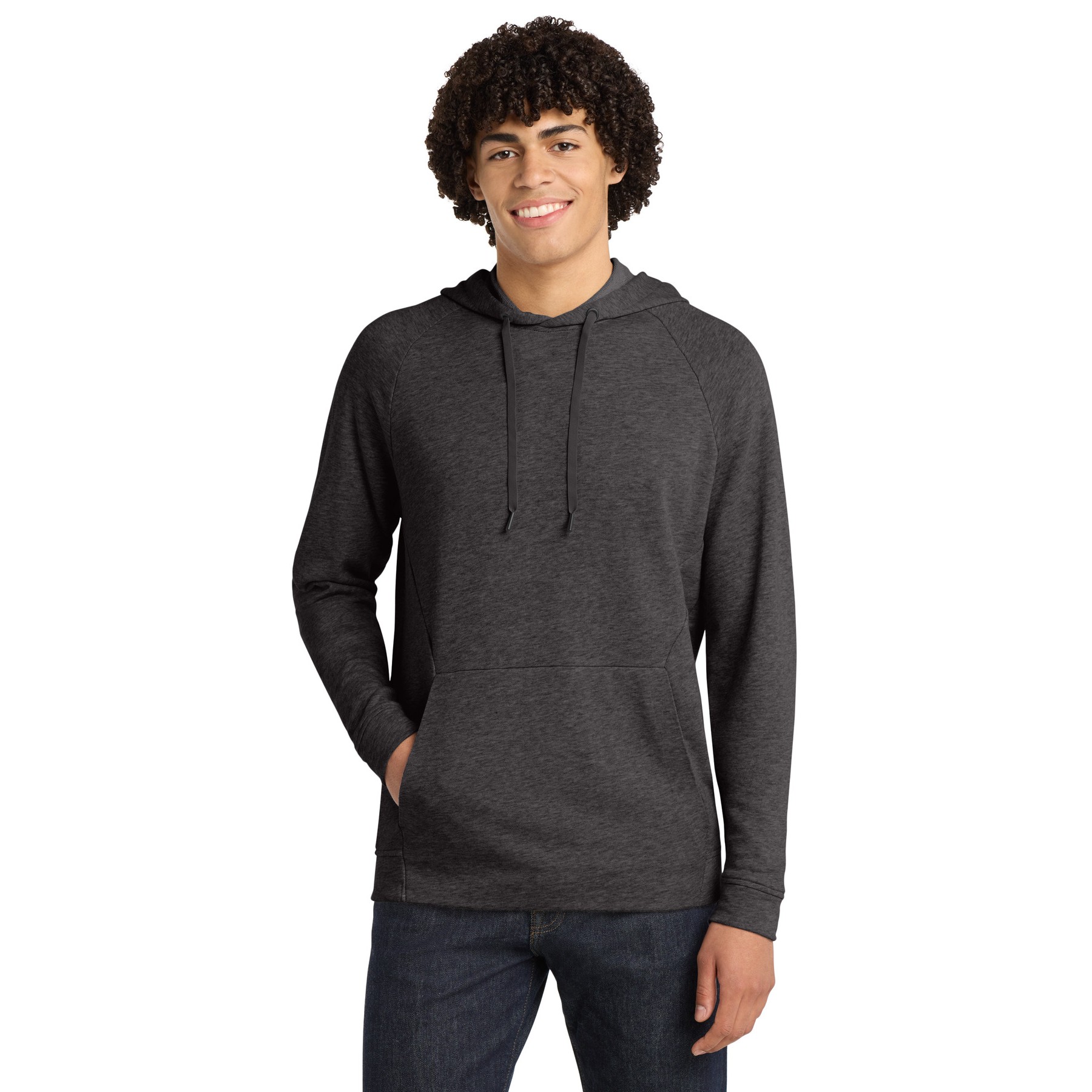 Lightweight French Terry Pullover Hoodie - Thumbnail Image