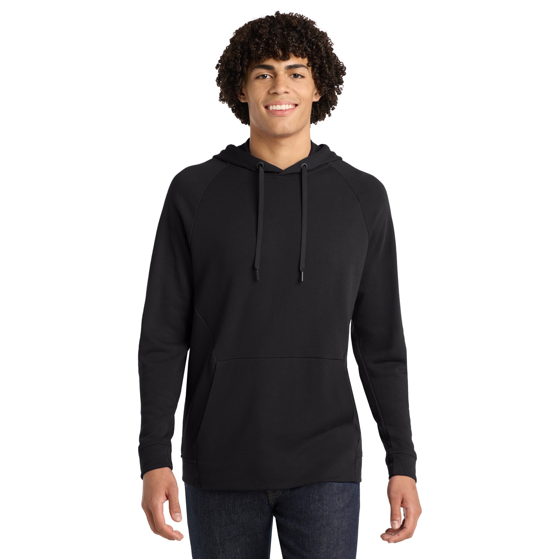 Lightweight French Terry Pullover Hoodie - Thumbnail Image