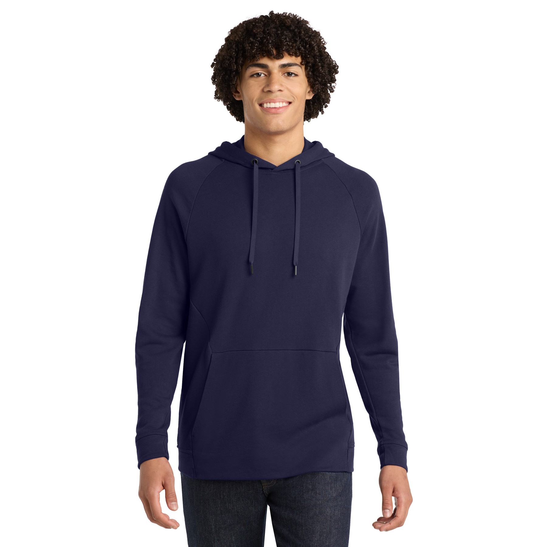 Lightweight French Terry Pullover Hoodie - Thumbnail Image