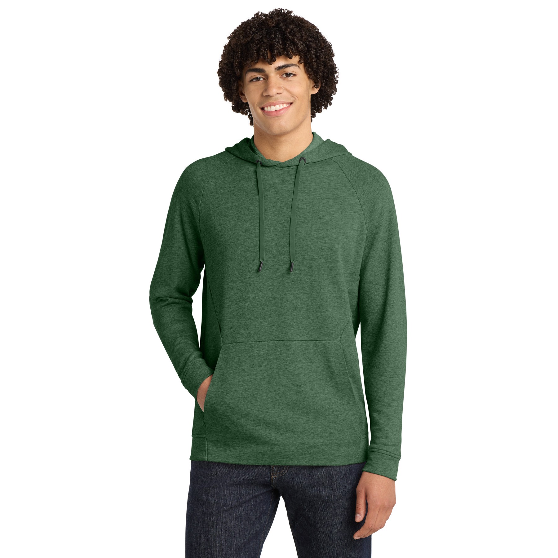Lightweight French Terry Pullover Hoodie - Thumbnail Image
