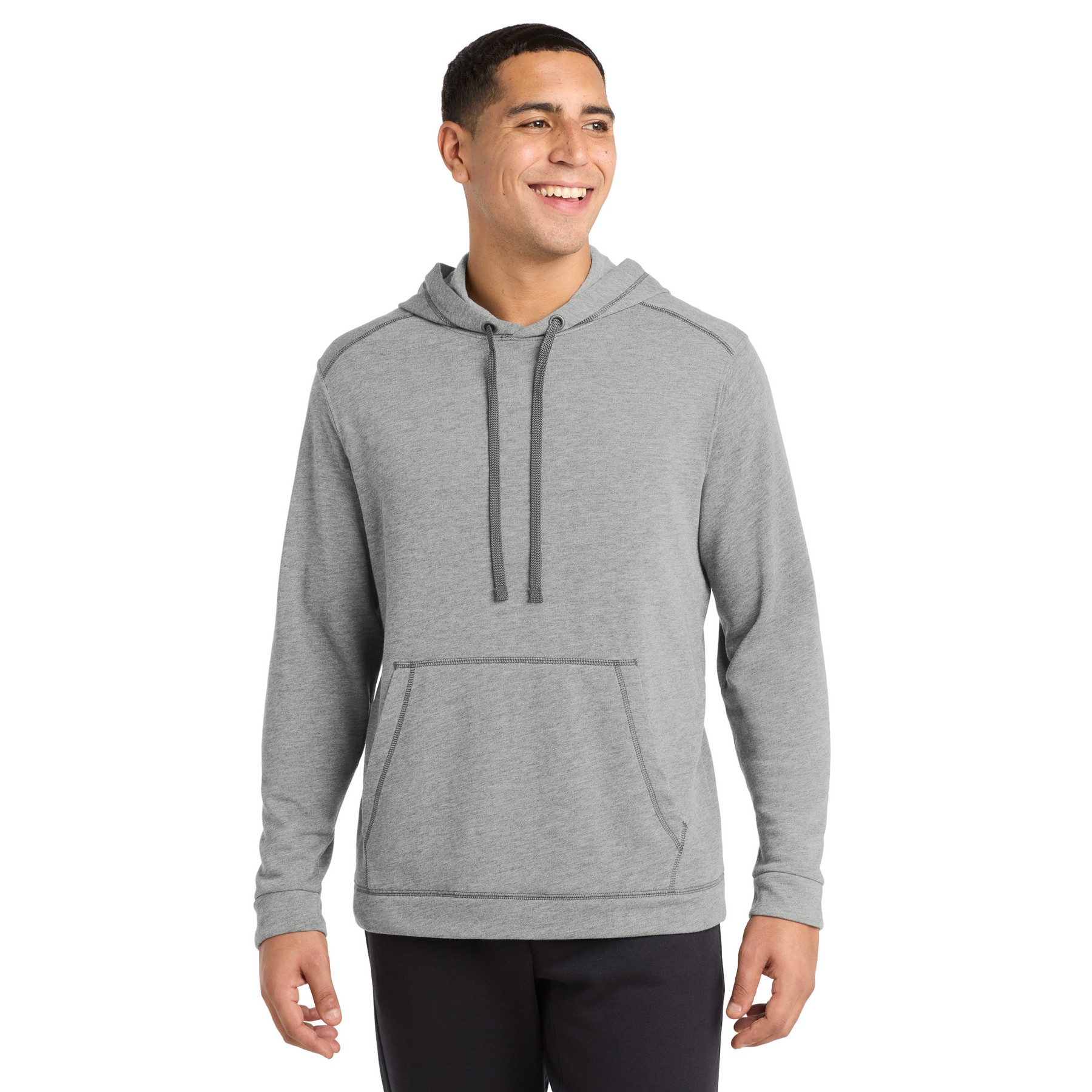 PosiCharge Tri-Blend Wicking Fleece Hooded Pullover