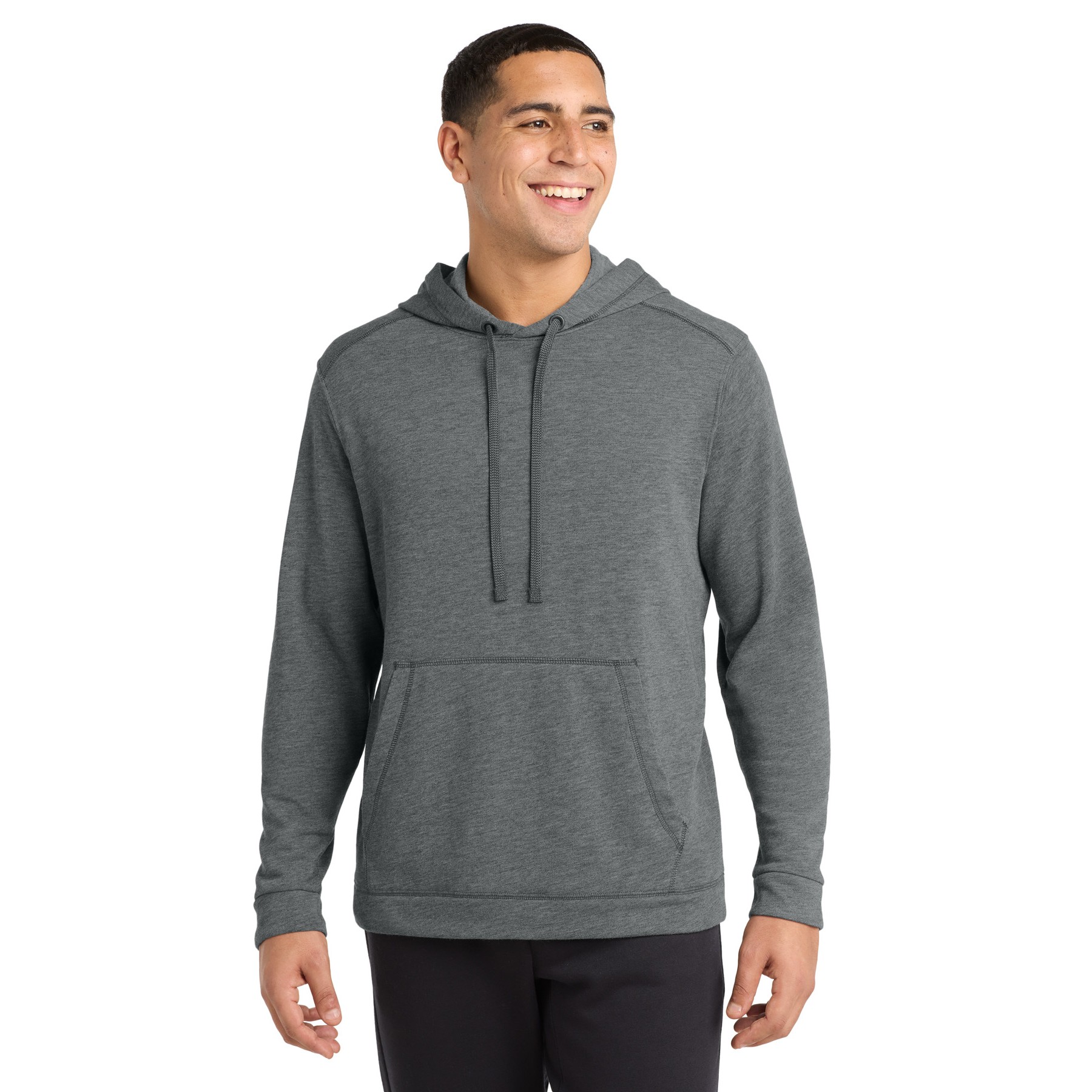 PosiCharge Tri-Blend Wicking Fleece Hooded Pullover - Thumbnail Image