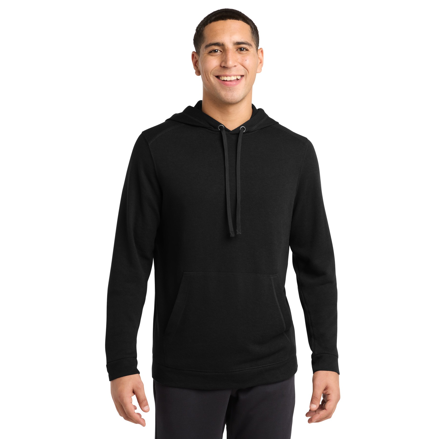PosiCharge Tri-Blend Wicking Fleece Hooded Pullover - Thumbnail Image