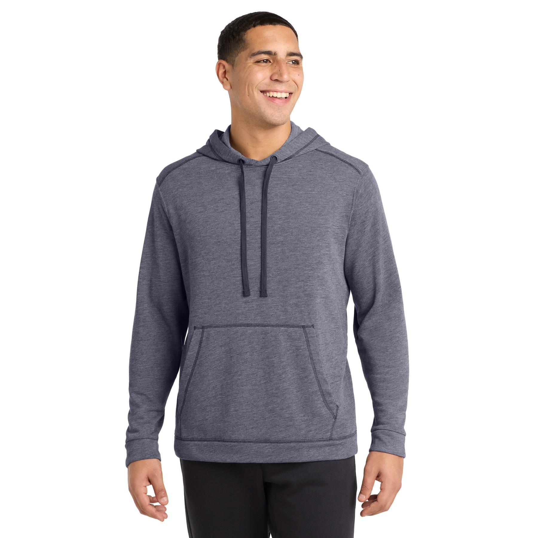 PosiCharge Tri-Blend Wicking Fleece Hooded Pullover - Thumbnail Image
