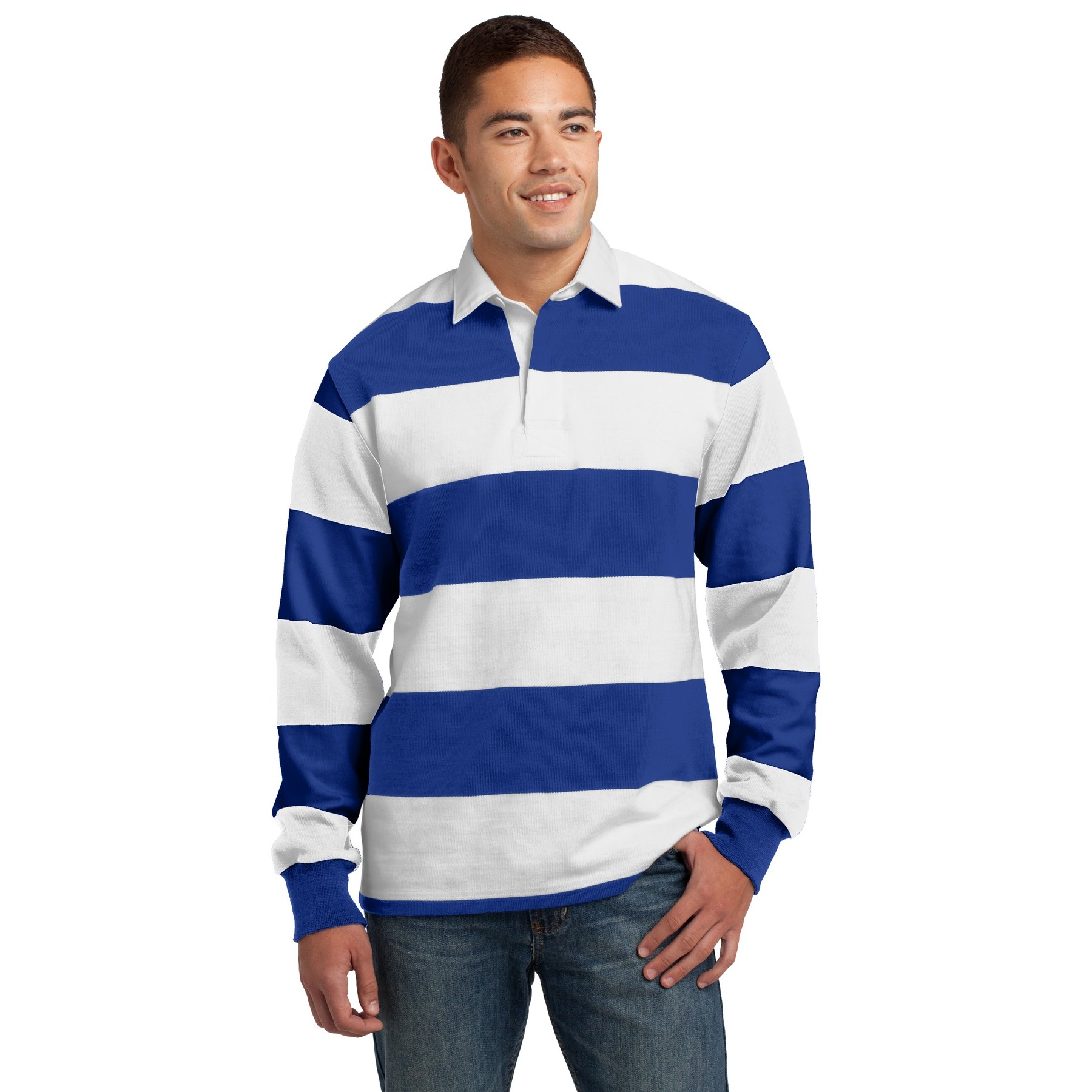 Classic Long Sleeve Rugby Polo - Main Image
