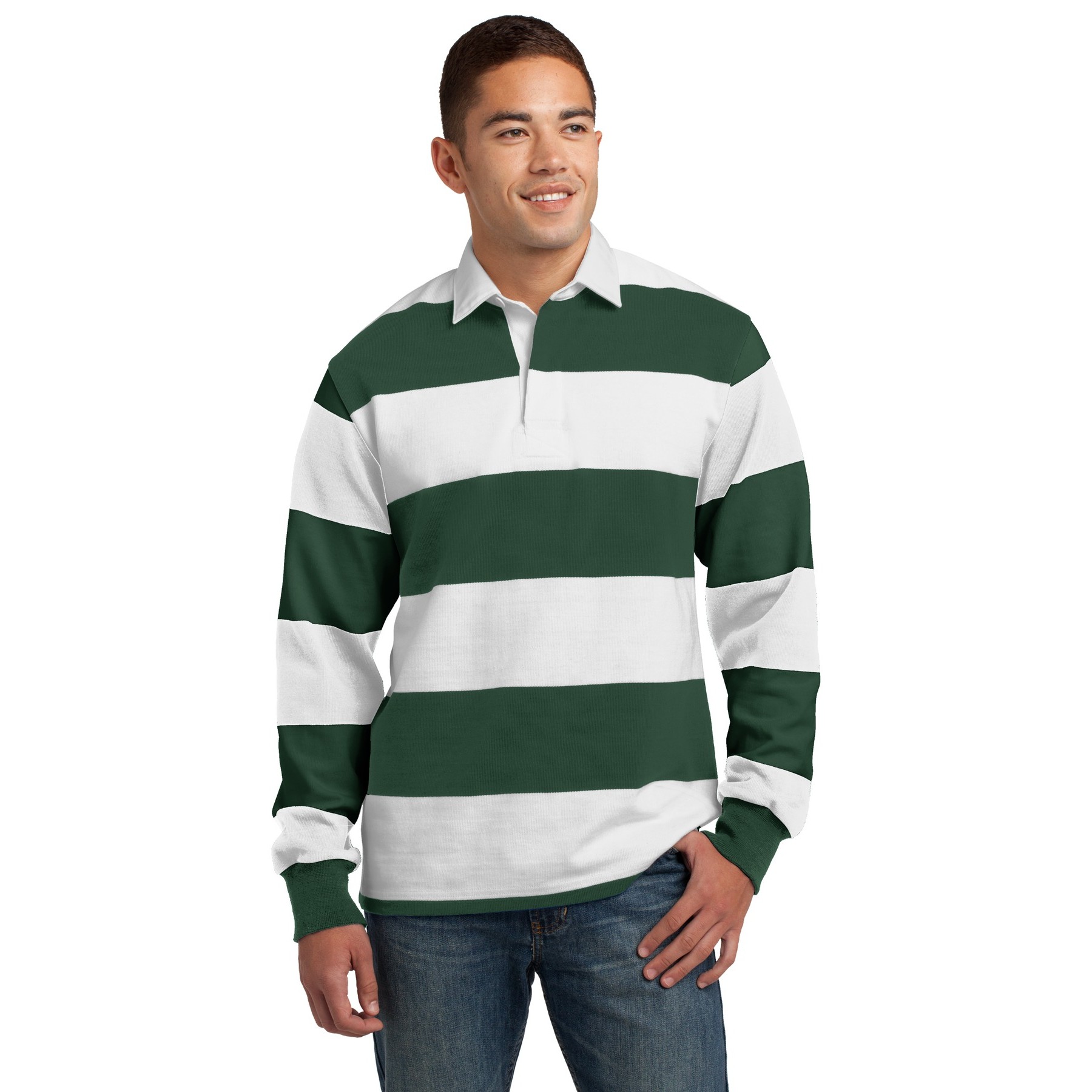 Classic Long Sleeve Rugby Polo - Thumbnail Image