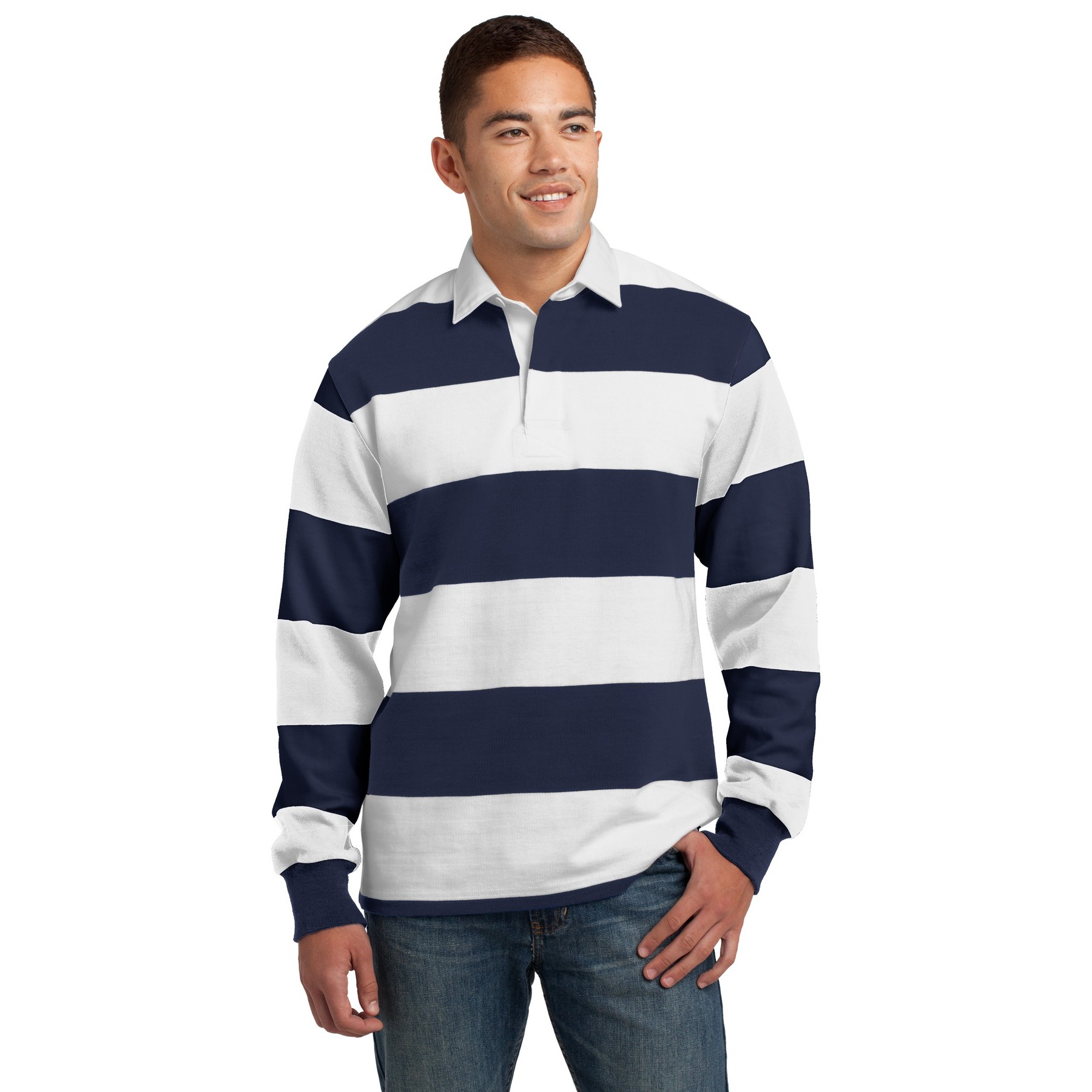 Classic Long Sleeve Rugby Polo - Thumbnail Image