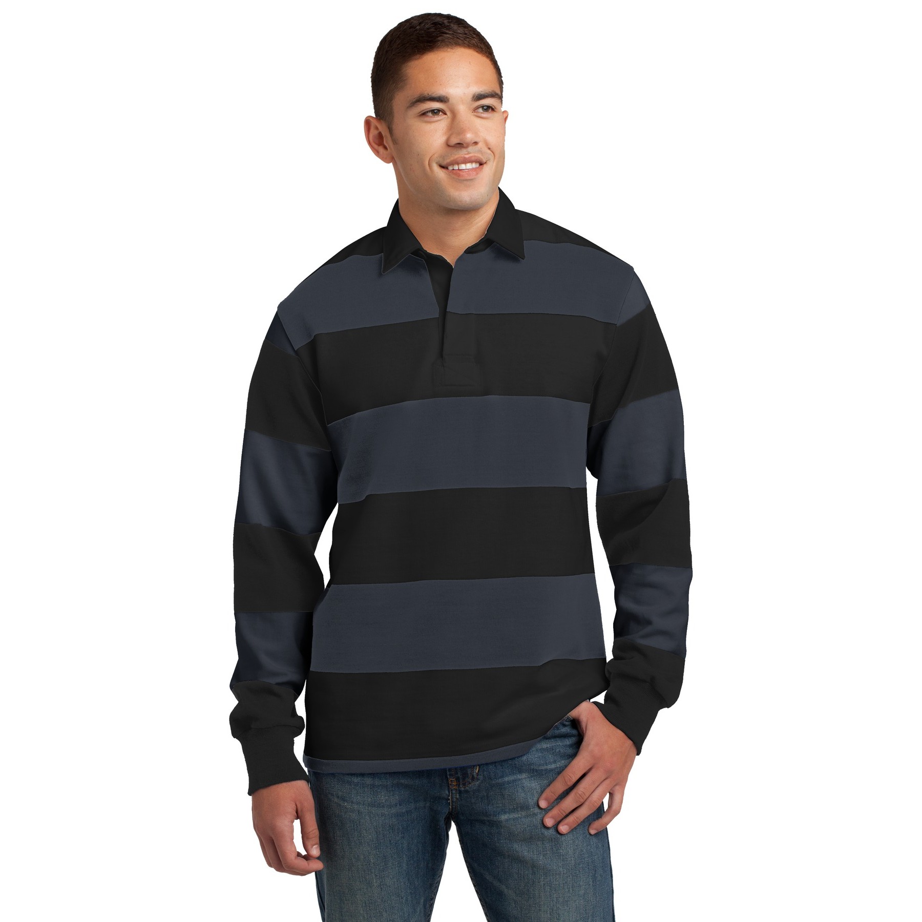 Classic Long Sleeve Rugby Polo - Thumbnail Image