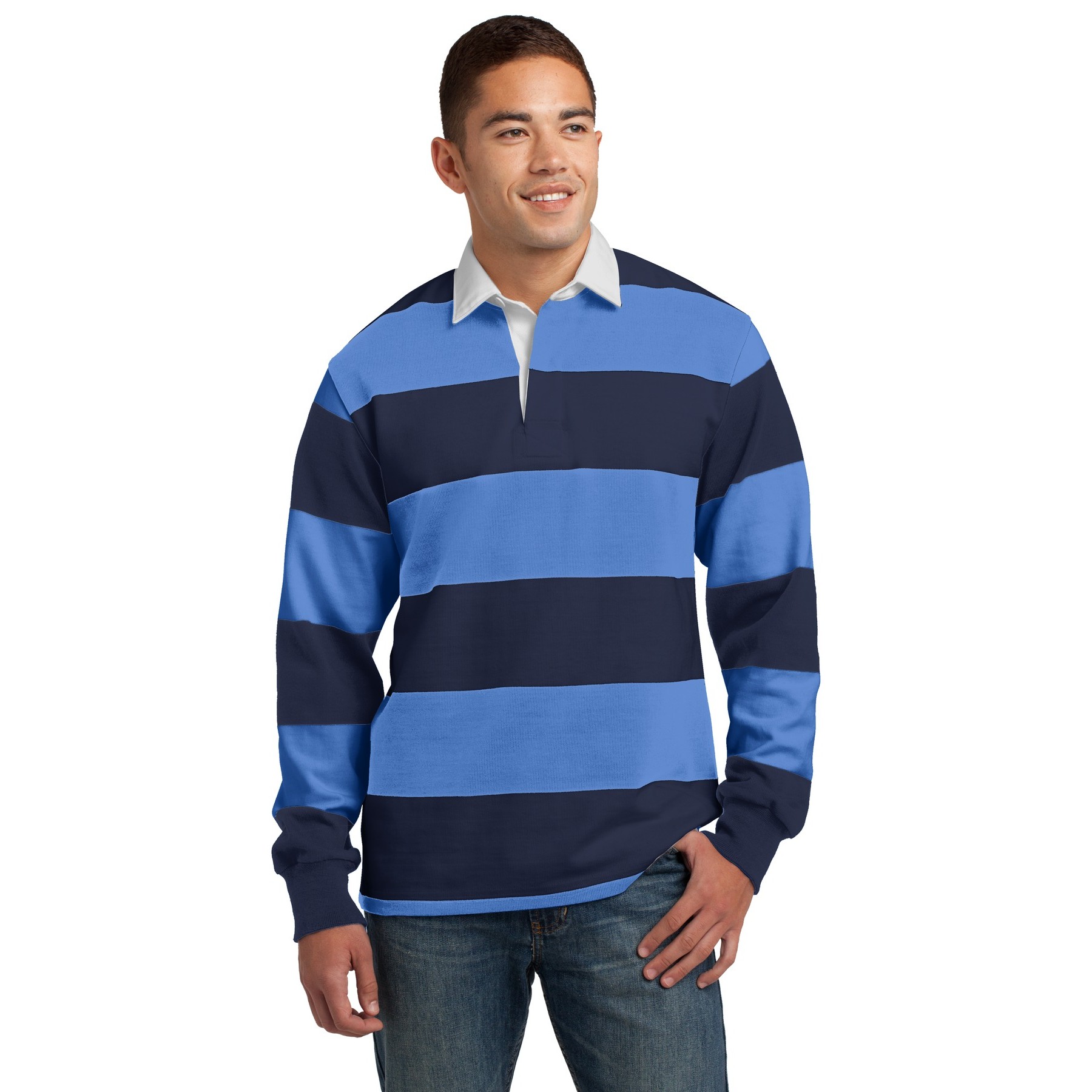 Classic Long Sleeve Rugby Polo - Thumbnail Image