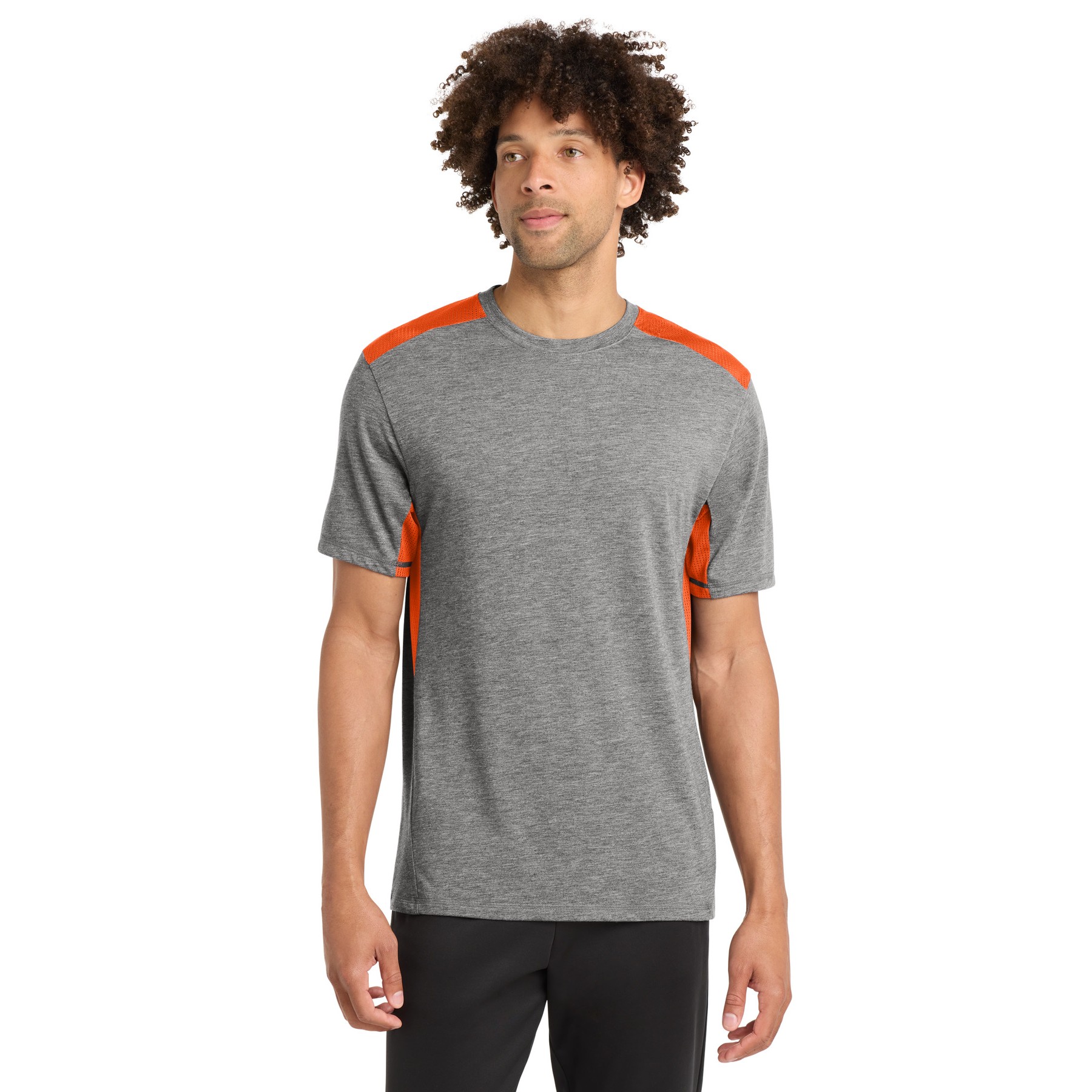PosiCharge Tri-Blend Wicking Draft Tee - Thumbnail Image