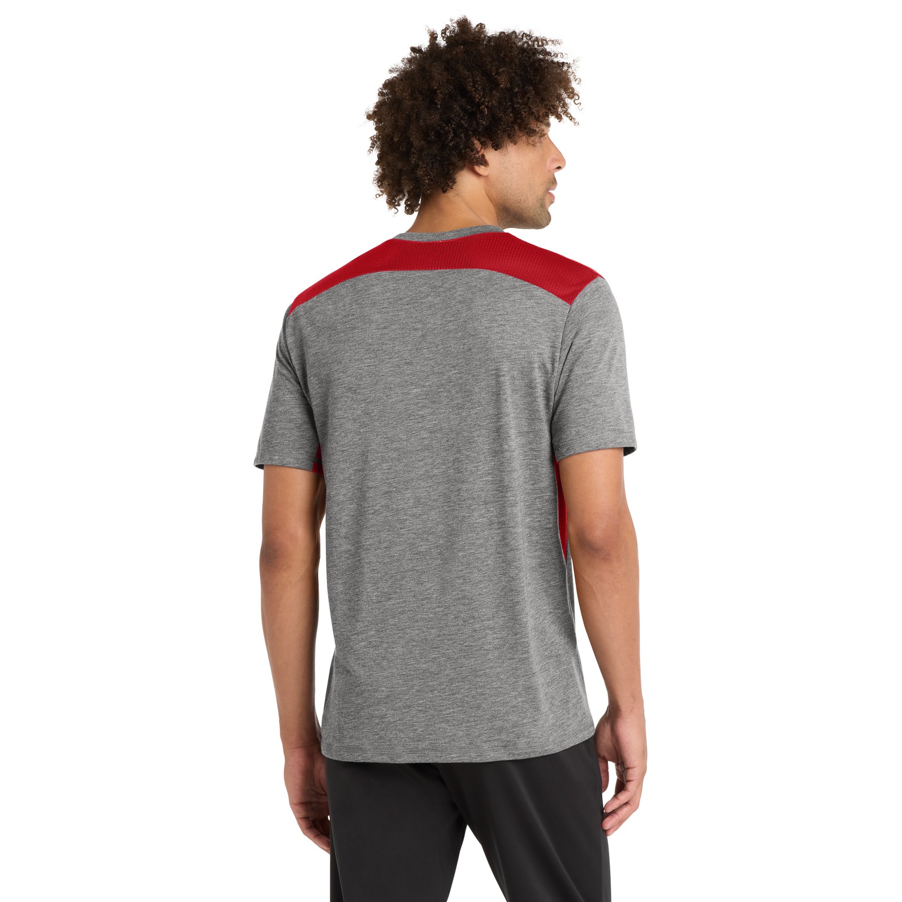 PosiCharge Tri-Blend Wicking Draft Tee - Thumbnail Image