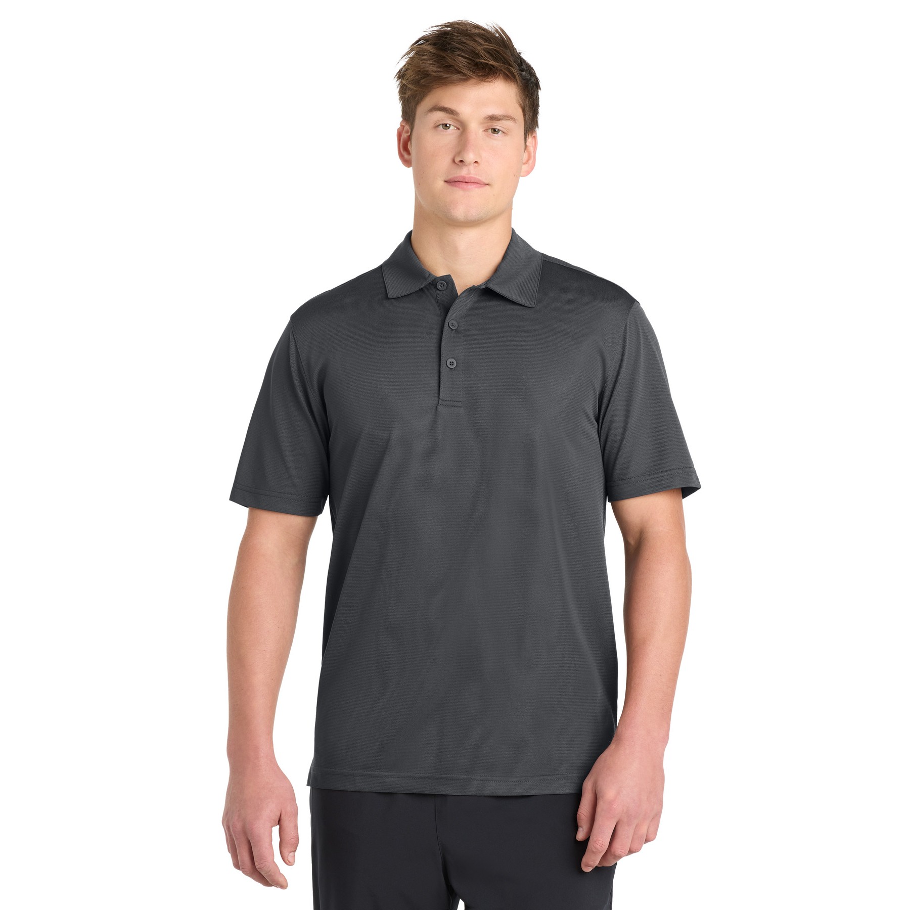 PosiCharge Active Textured Polo - Thumbnail Image