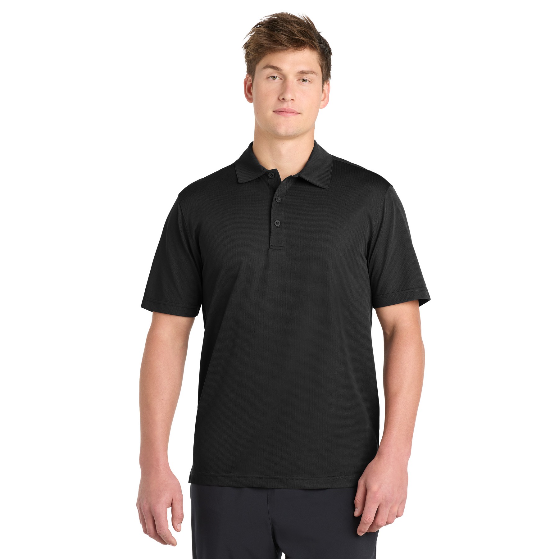 PosiCharge Active Textured Polo - Thumbnail Image