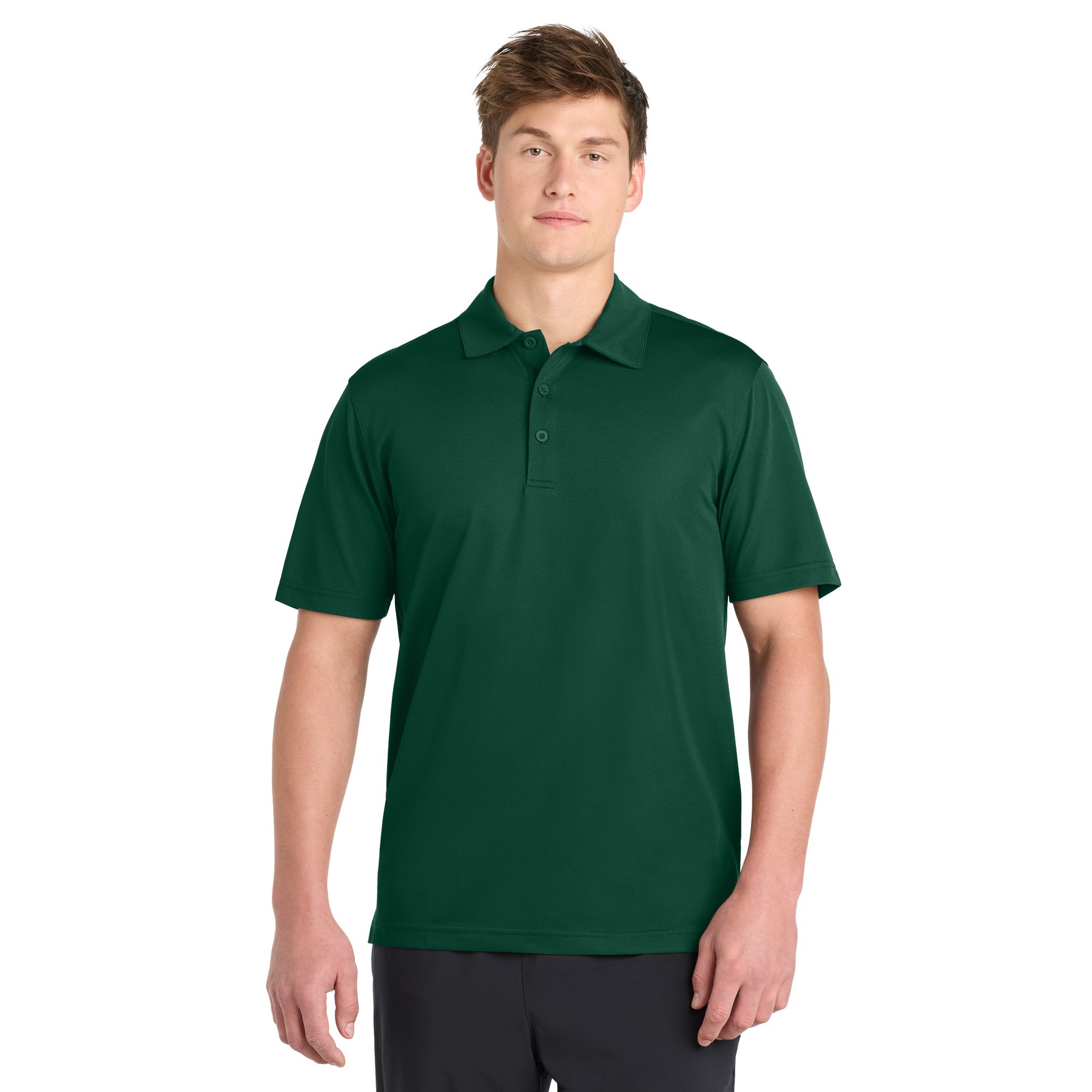 PosiCharge Active Textured Polo - Thumbnail Image