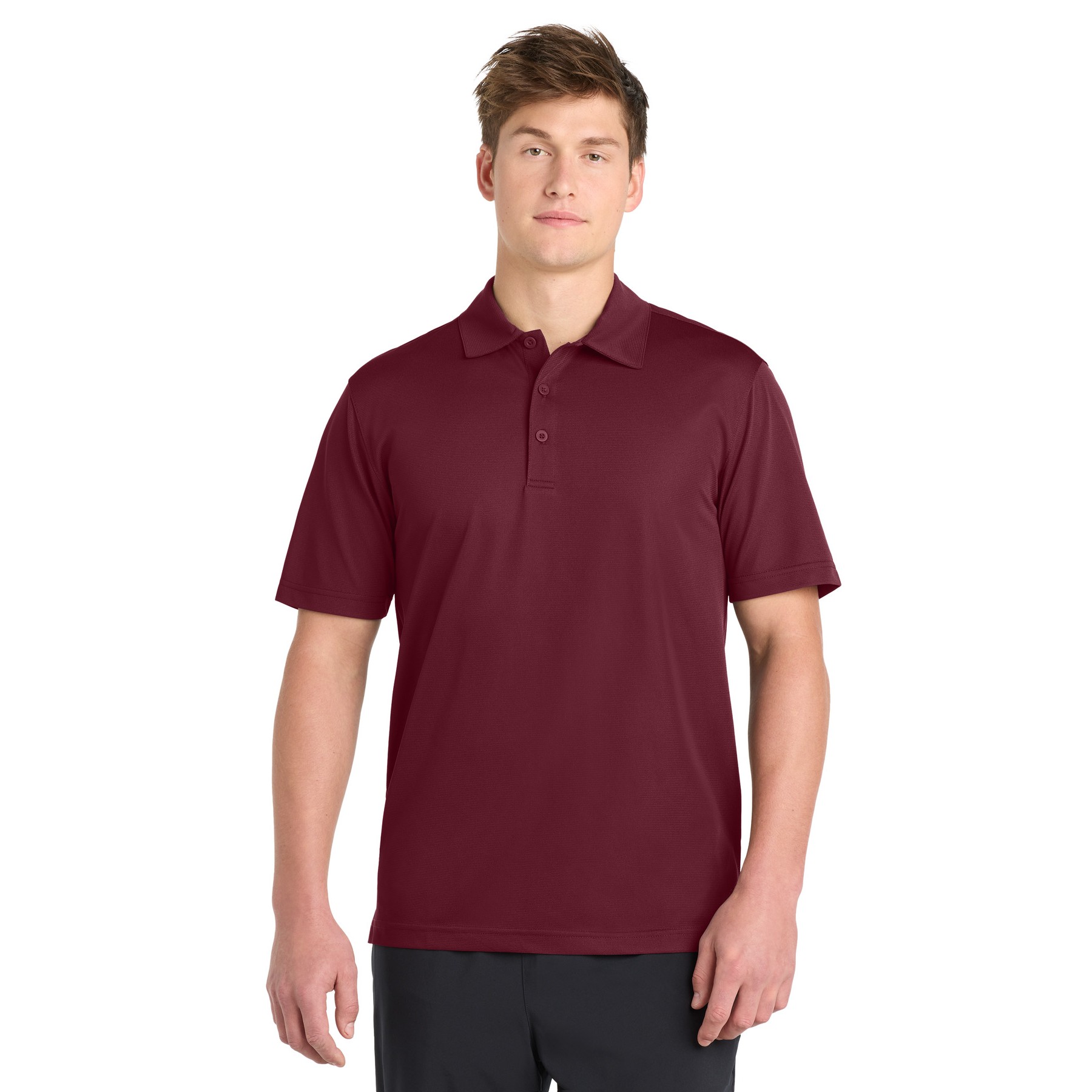 PosiCharge Active Textured Polo - Thumbnail Image