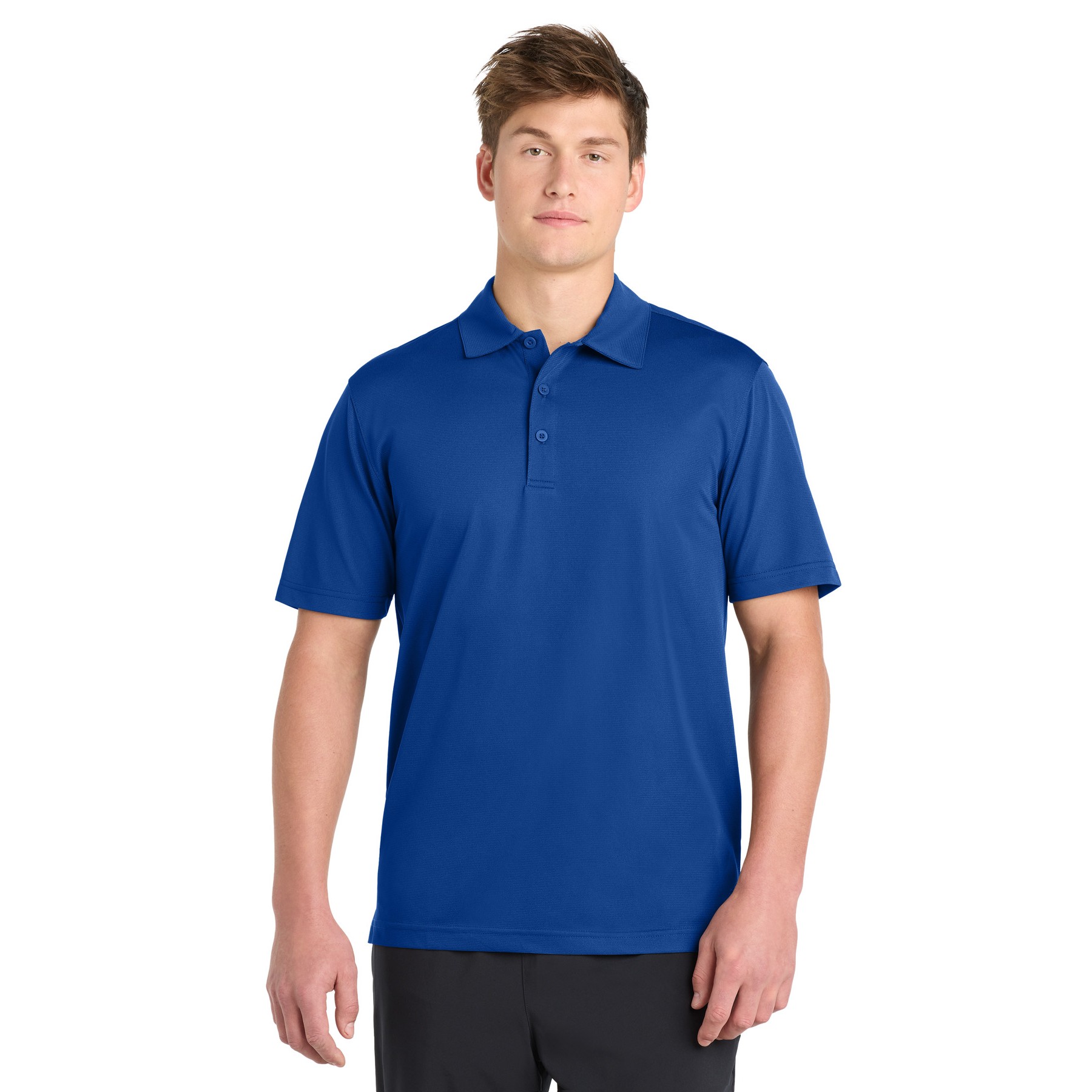 PosiCharge Active Textured Polo - Thumbnail Image