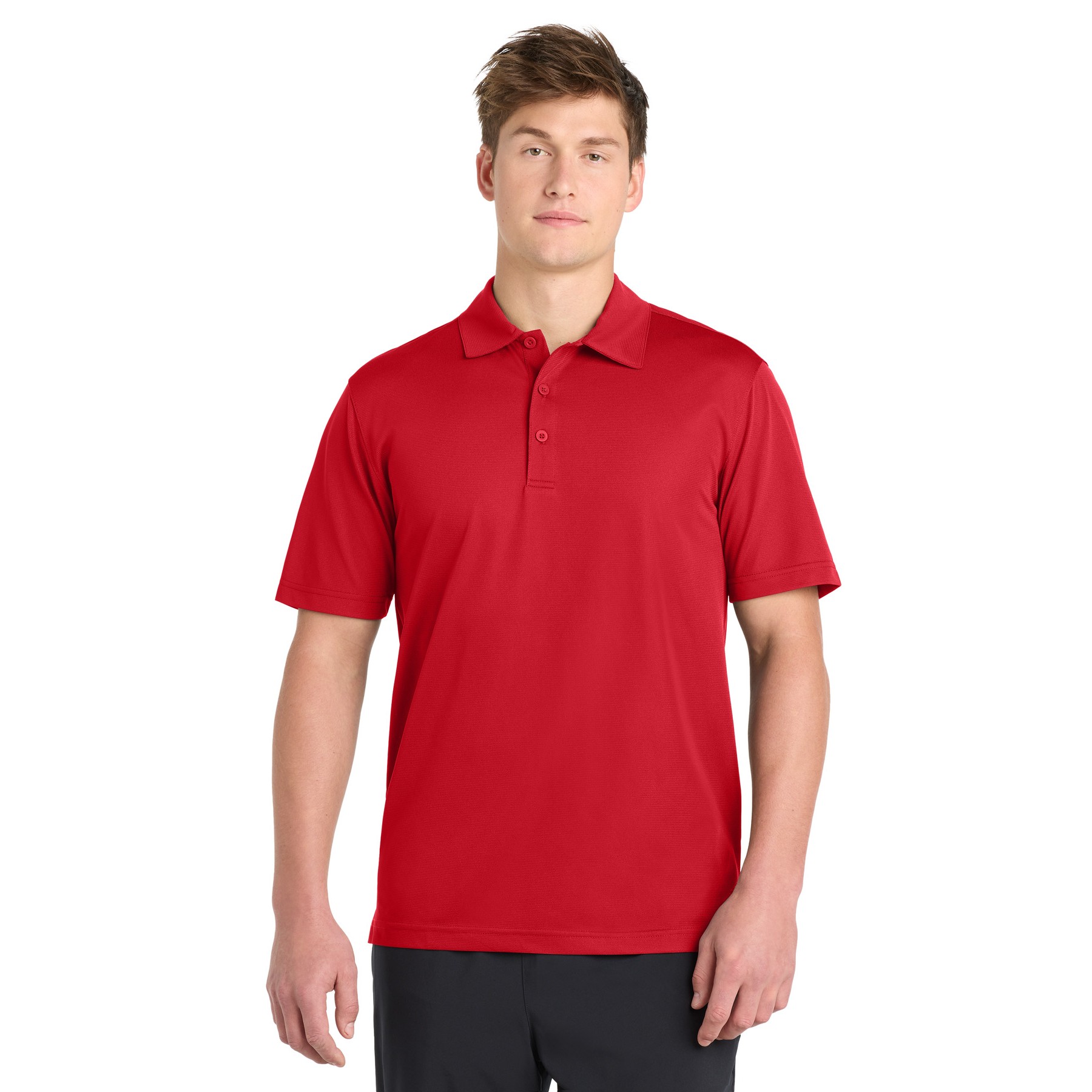 PosiCharge Active Textured Polo - Thumbnail Image