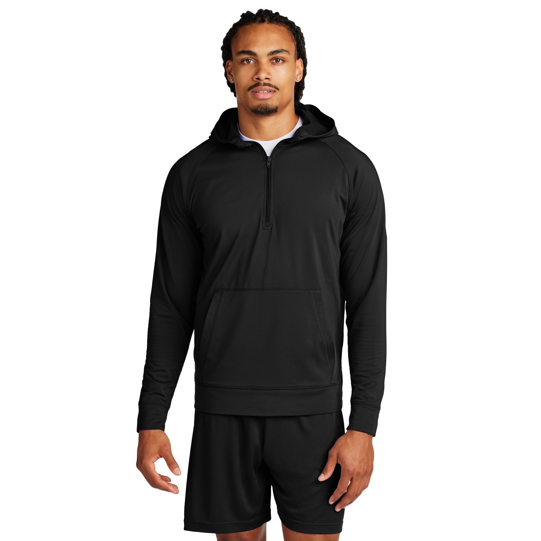 Sport-Wick Stretch 1/2-Zip Hoodie - Thumbnail Image