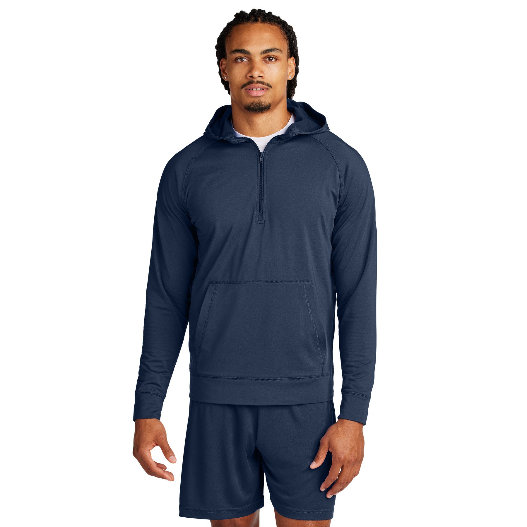 Sport-Wick Stretch 1/2-Zip Hoodie - Thumbnail Image