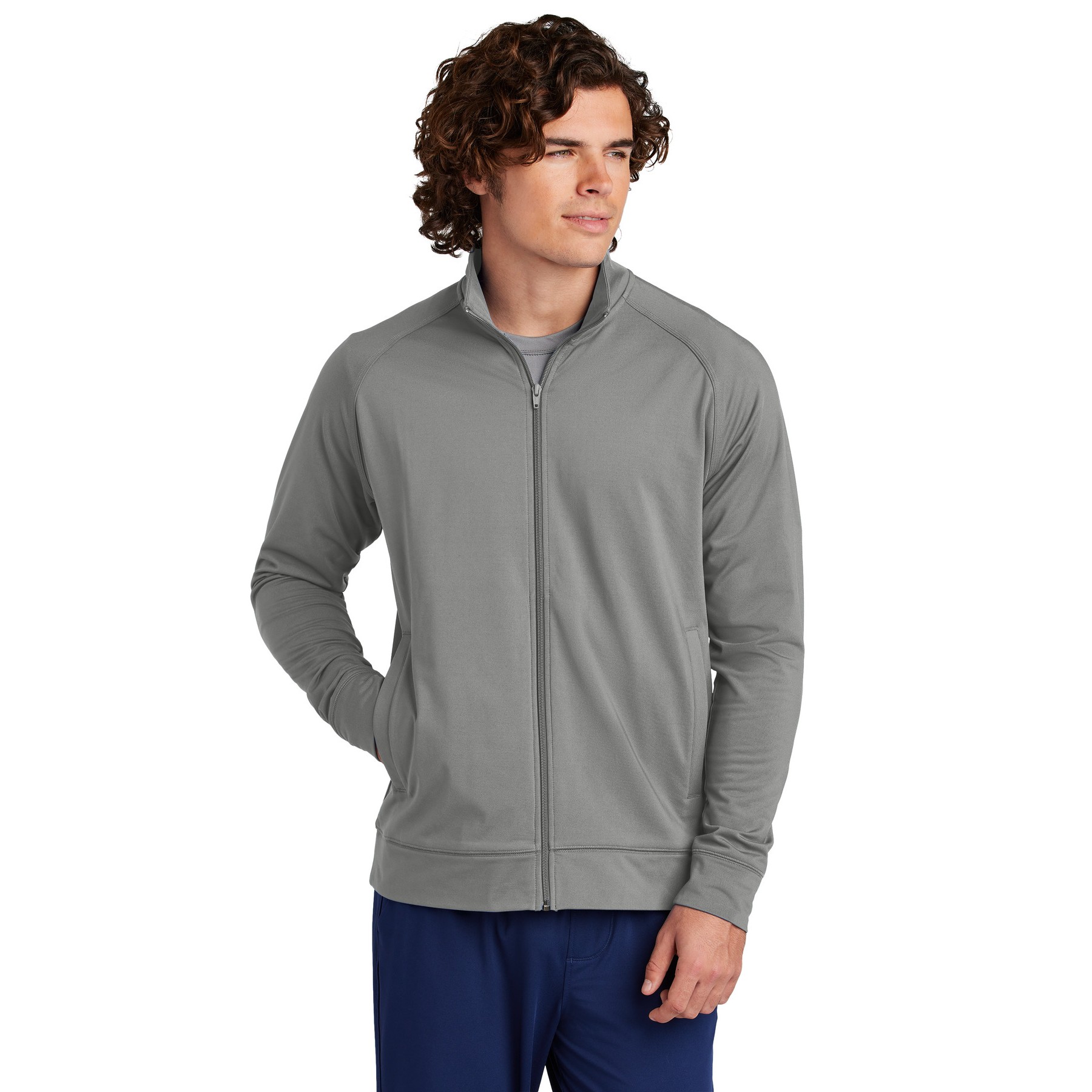 Sport-Wick Stretch Full-Zip Cadet Jacket - Thumbnail Image